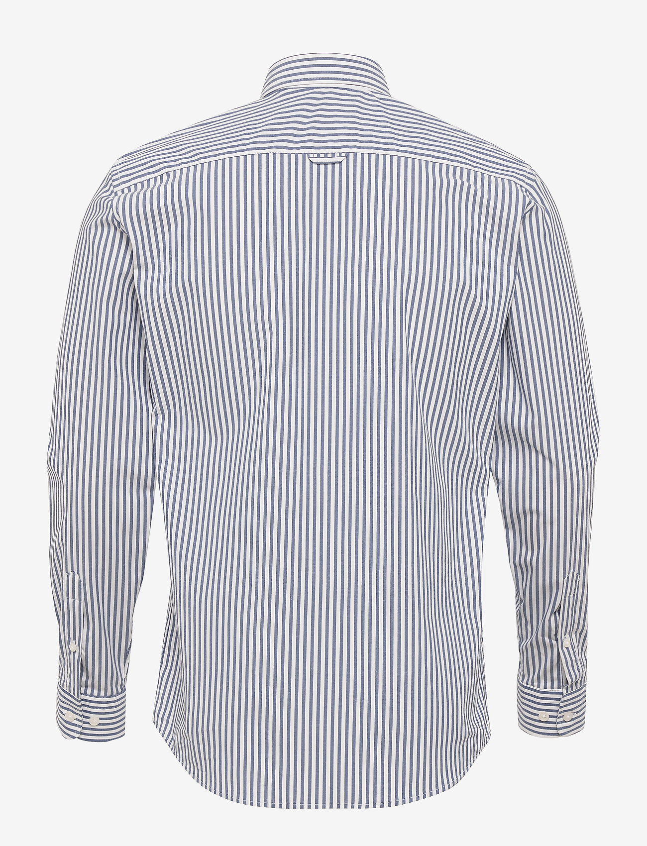 By Garment Makers - The Organic Striped shirt - 3103 blue - 1