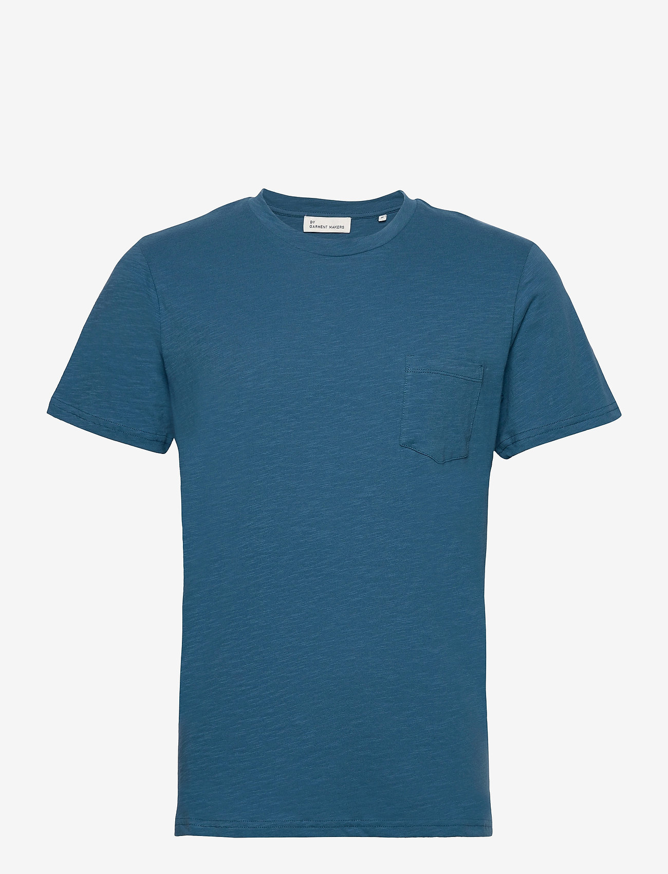 By Garment Makers - The Organic Tee w. pocket - dark blue - 0