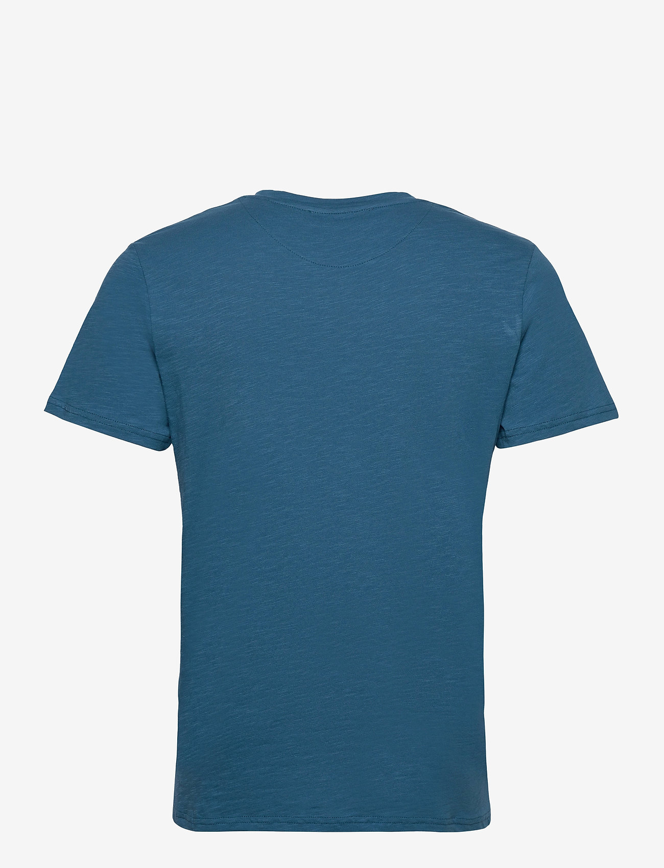 By Garment Makers - The Organic Tee w. pocket - dark blue - 1