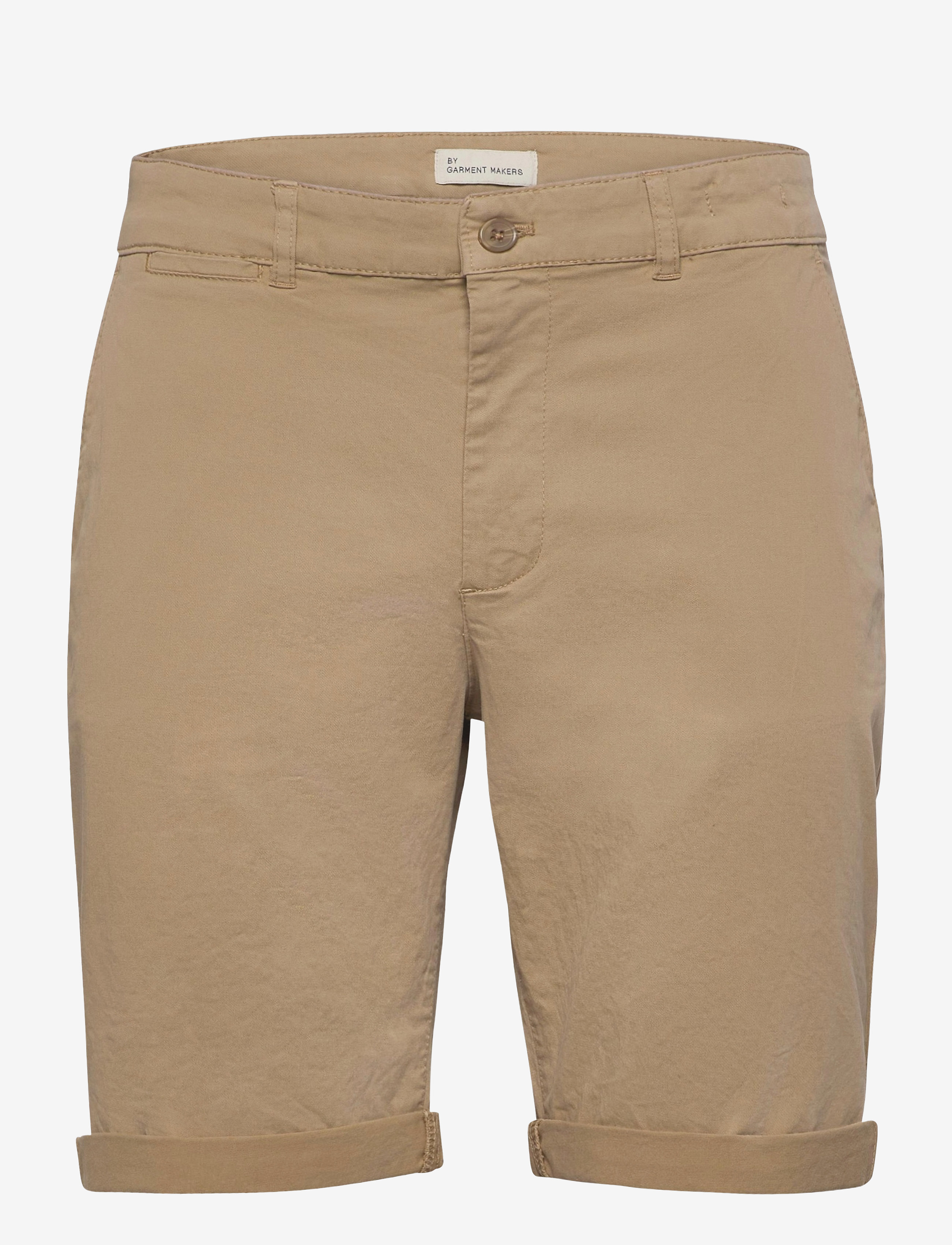 By Garment Makers - The Organic Chino Shorts - khaki - 1