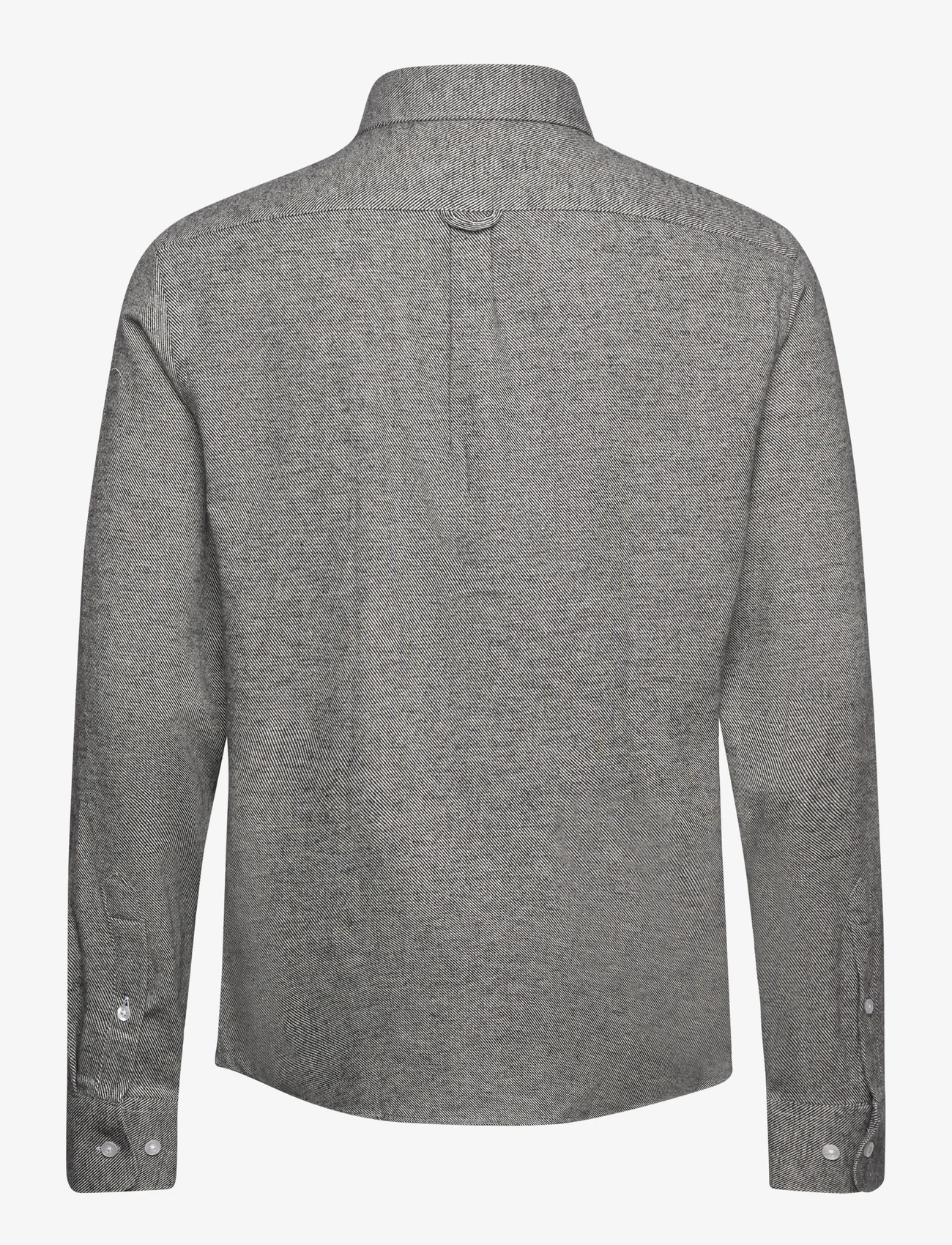 By Garment Makers - Bob Shirt GOTS - basic skjorter - 1204 jet black - 1