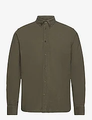 By Garment Makers - Vincent Corduroy Shirt GOTS - kordfløyelsskjorter - 1184 russian olive - 0