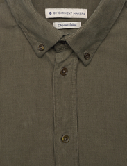 By Garment Makers - Vincent Corduroy Shirt GOTS - manchesterskjortor - 1184 russian olive - 2