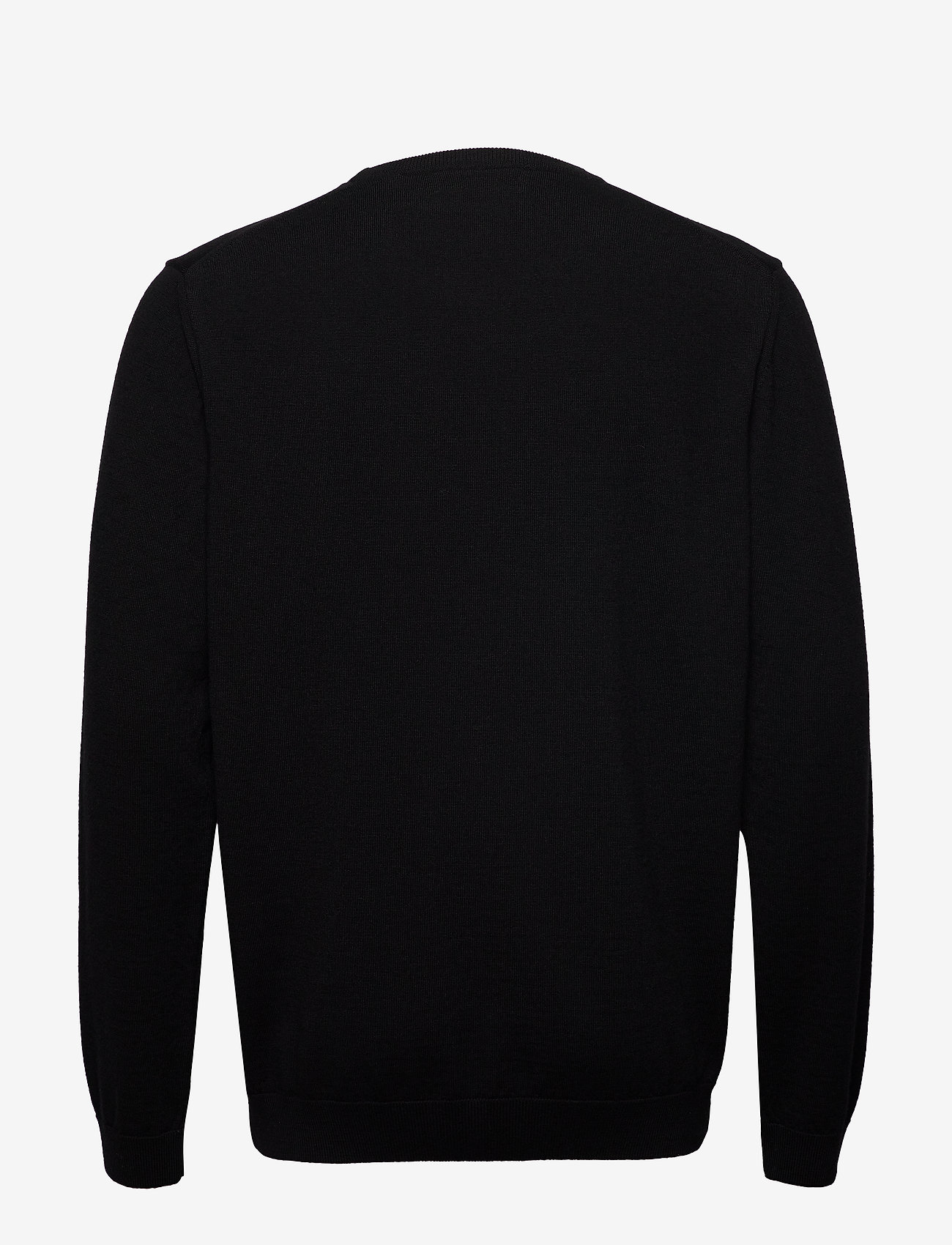 By Garment Makers - The Merino Knit - black melange - 1