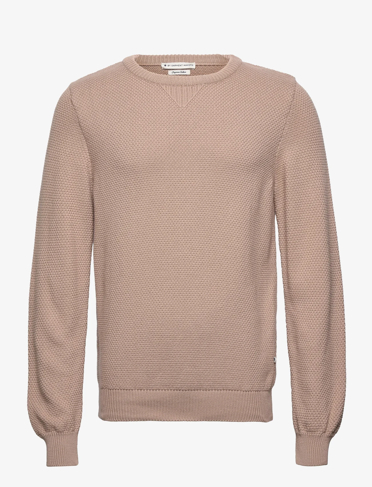 By Garment Makers - The Organic Waffle knit - basic gebreide truien - light taupe - 0