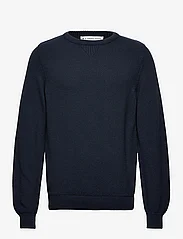 By Garment Makers - The Organic Waffle knit - knitted round necks - navy blazer - 0