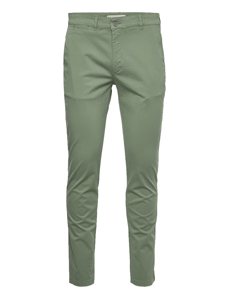 By Garment Makers - The Organic Chino Pants - chinosy - dusty olive - 0
