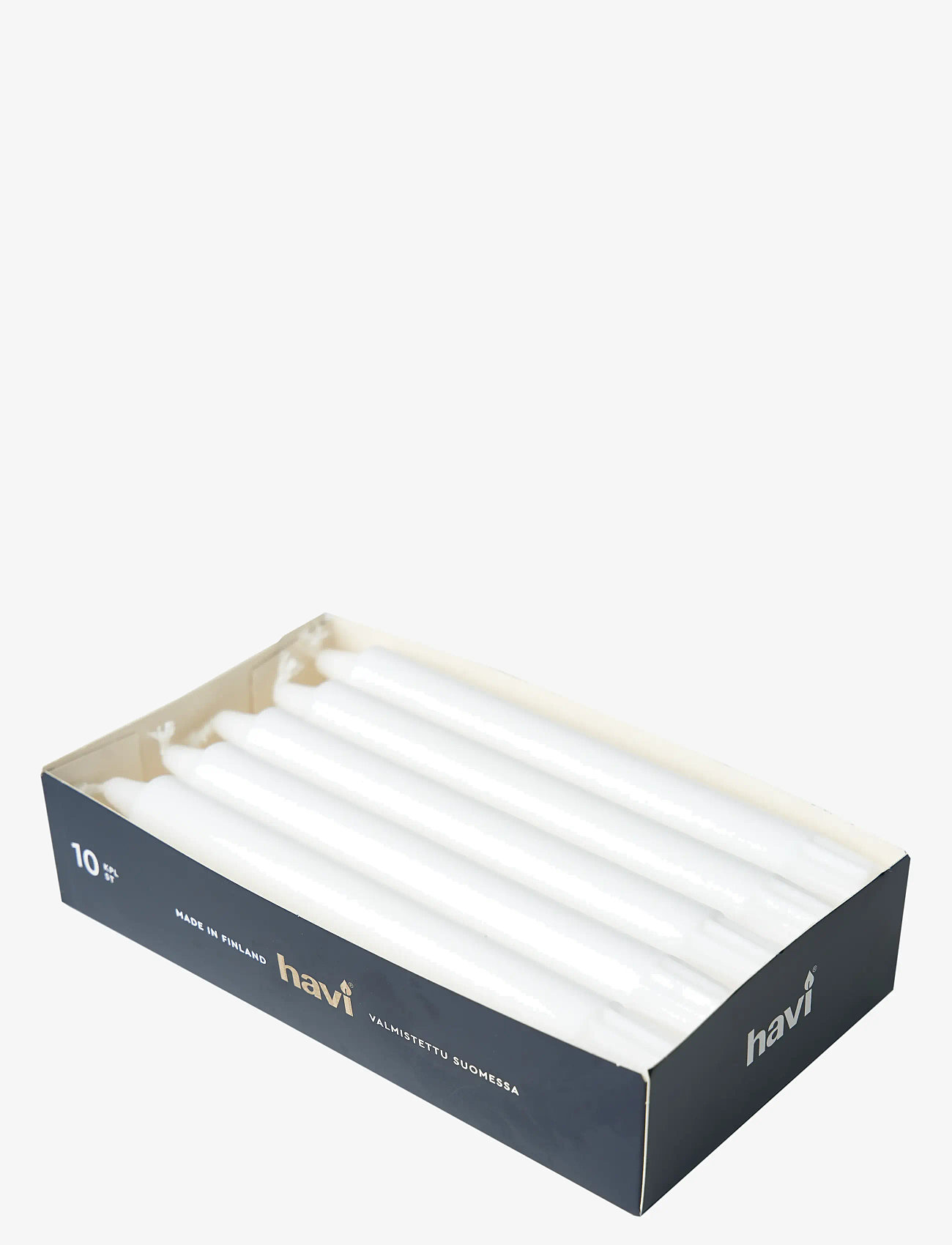 Havi - Havi crown candle 10pcs - stagelys - black - 0