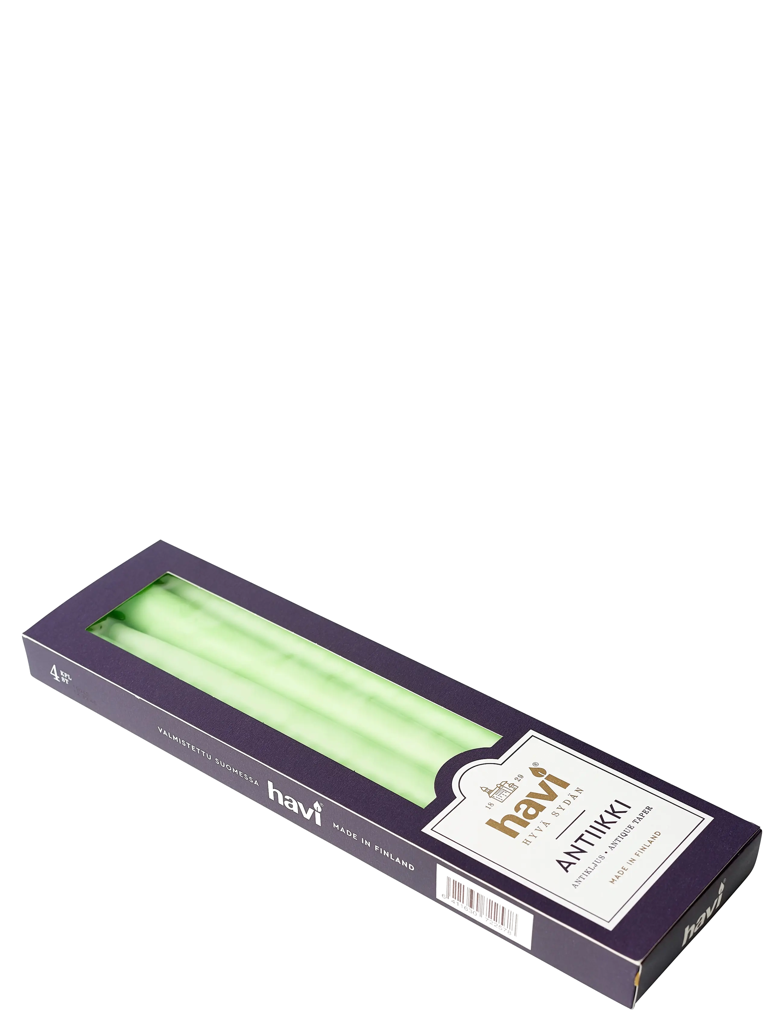 HAVI Havi Antique Taper Candle Birch 8H Grün - H:28CM - Unisex
