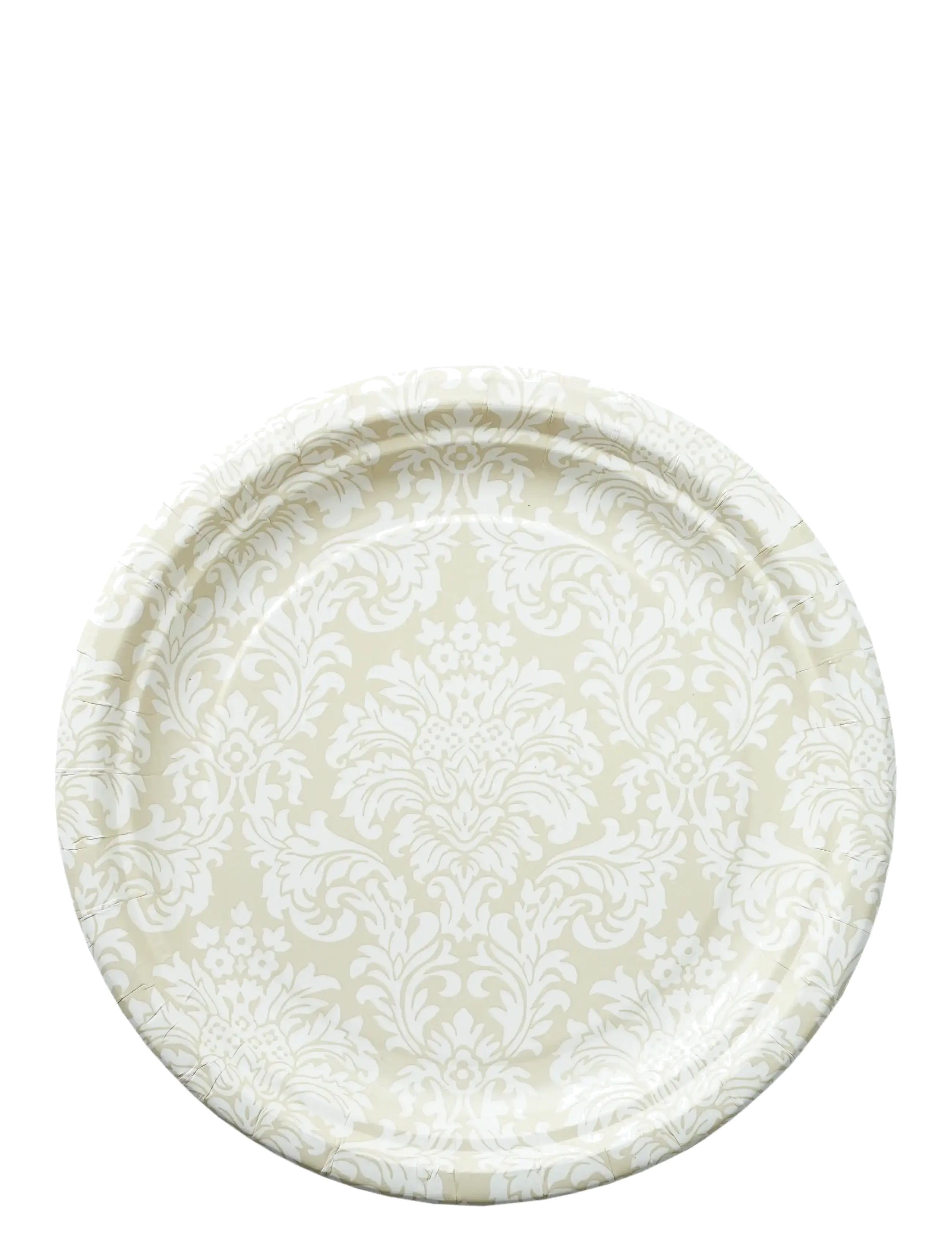 Havi Viktoria Paperplate, Picnic Plade, Mugs, Cutlery, Creme, Str: Ø 18 CM