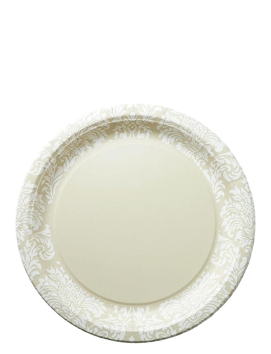 Havi - Havi Viktoria paperplate - piknikutarvikud - white - 1