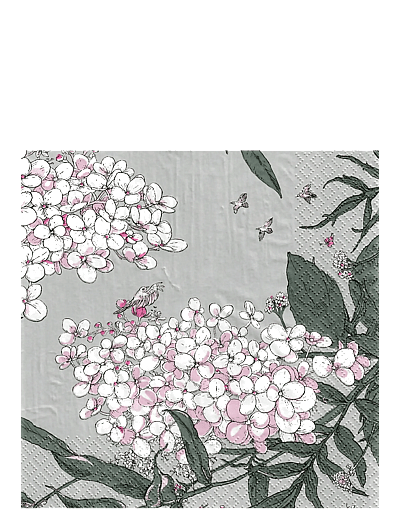 Havi Havi-Nuppu napkin Syysmuutto - Pappersservetter - GREY / grey