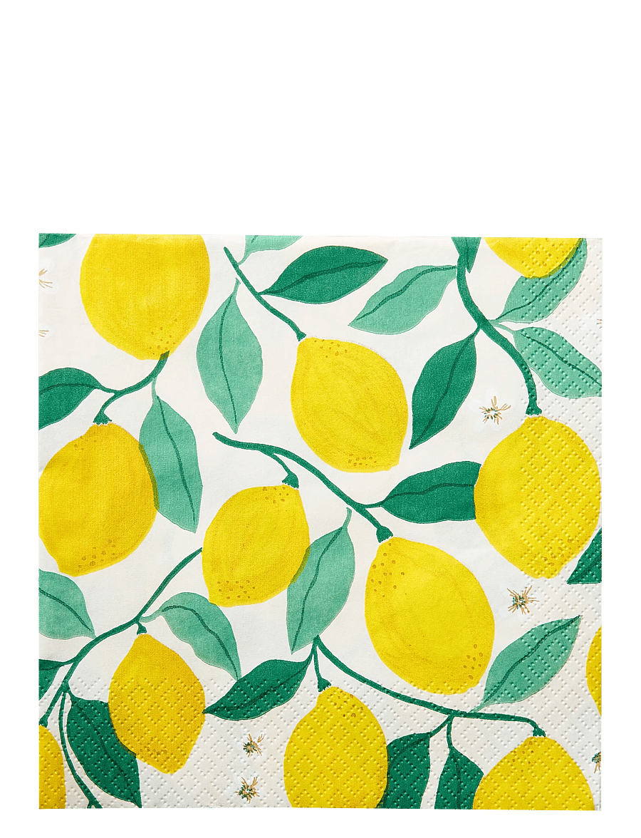 Havi - Havi napkin Lemon - popierinės servetėlės - yellow - 0