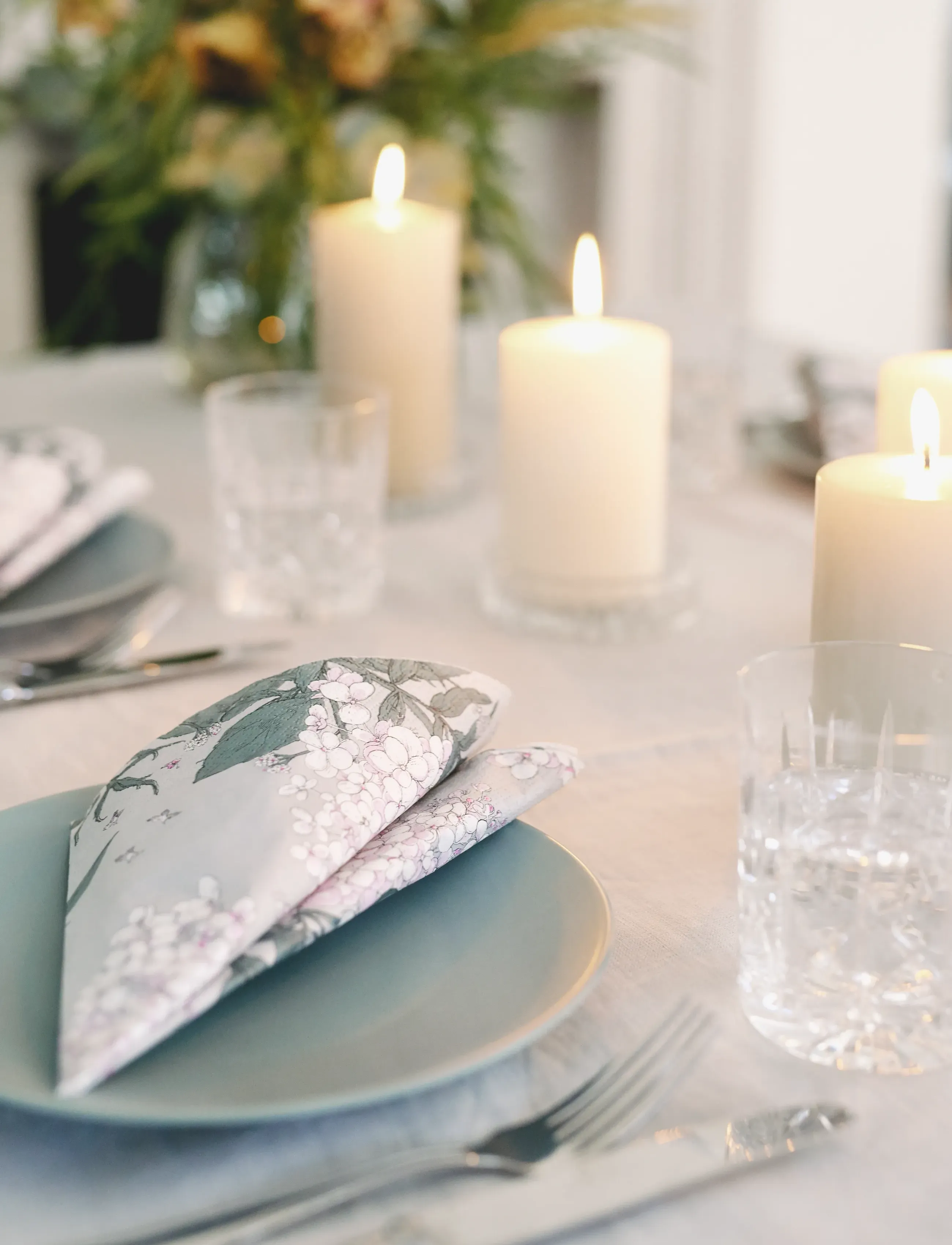 Havi - Havi-Nuppu napkin Syysmuutto - papirservietter - white - 2