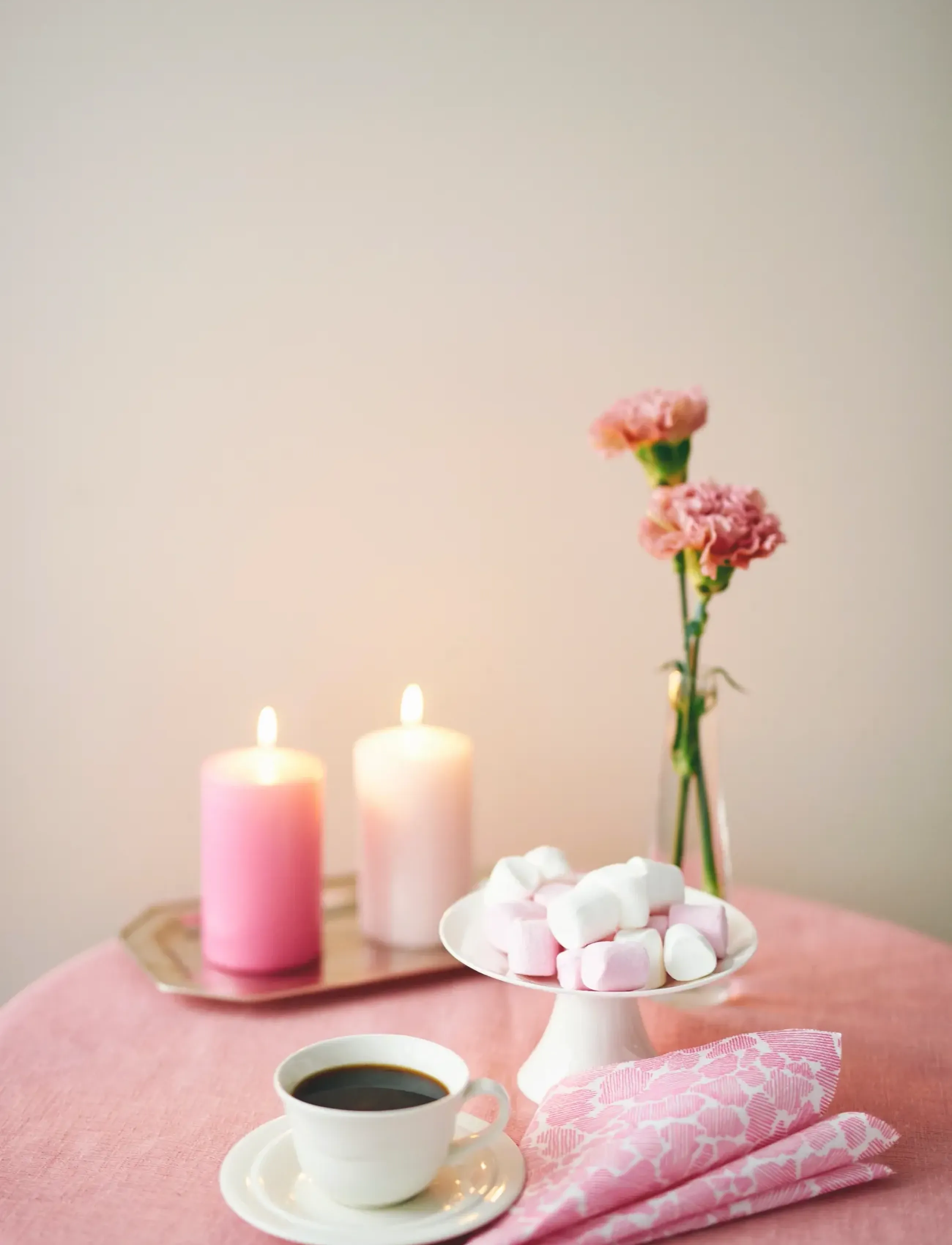 Havi Napkin Hattara, 33X33 cm, Napkins, Rosa - Paper Homeware