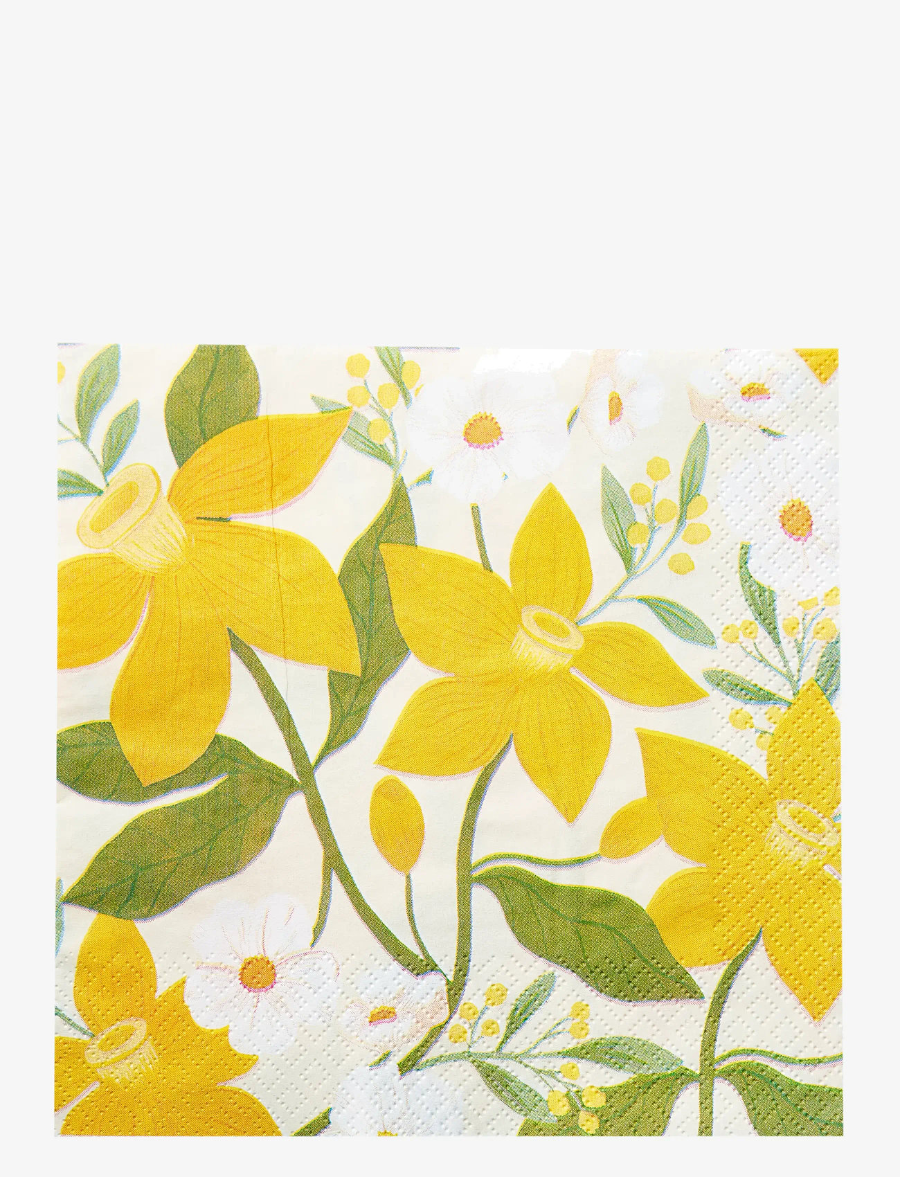 Havi - Havi napkin Lilian - pabersalvrätikud - yellow - 1