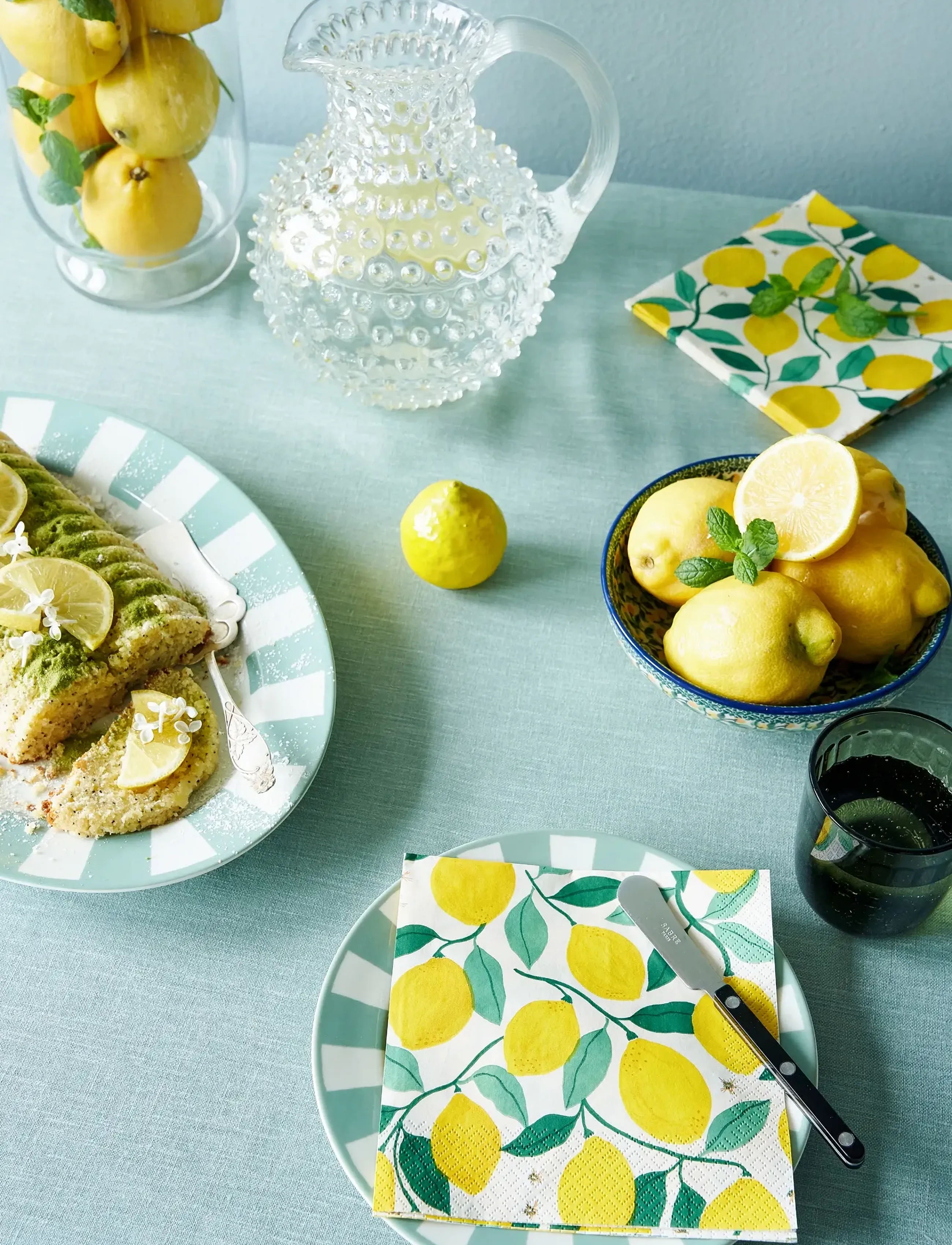Havi Napkin Lemon, 33X33 cm, Napkins, Gelb - Paper Homeware