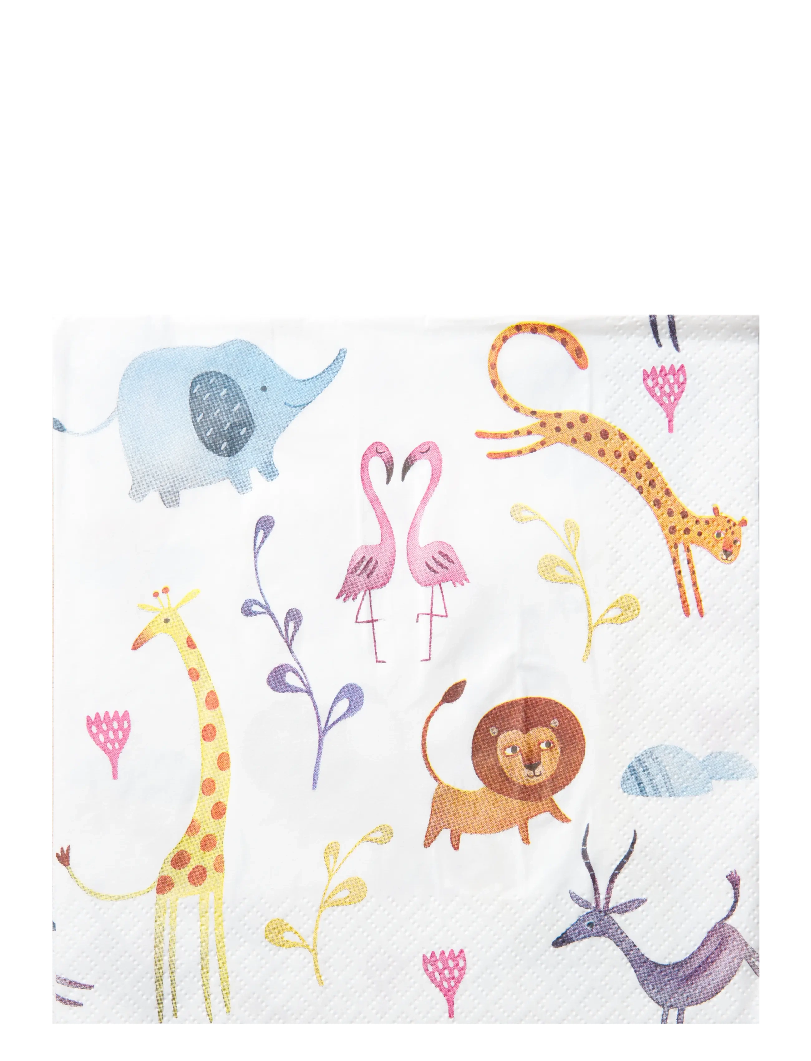 Havi Havi Napkin Fanni, 33X33 cm, White, Servietter > Papirservietter, Unisex