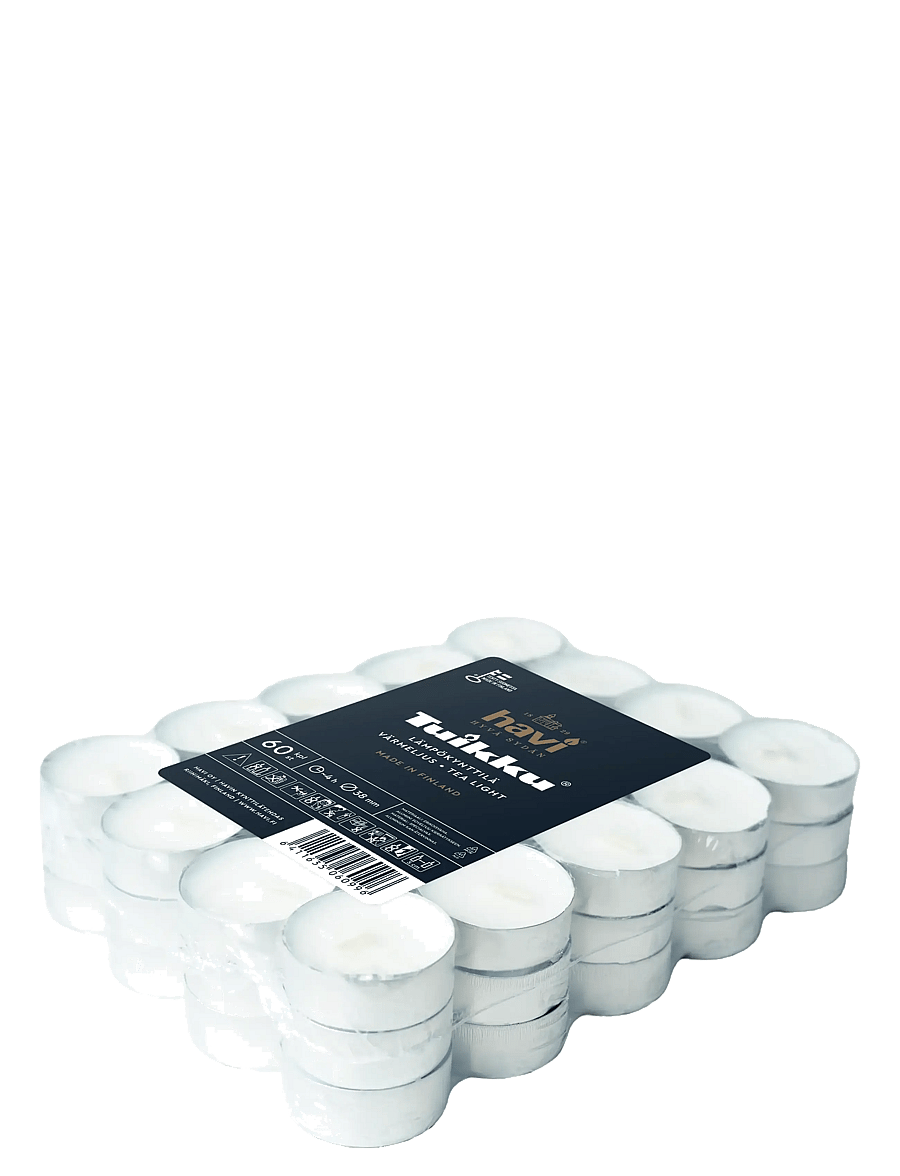Havi - Havi tuikku 60pcs/4h tea light white - teeküünlad - white - 1