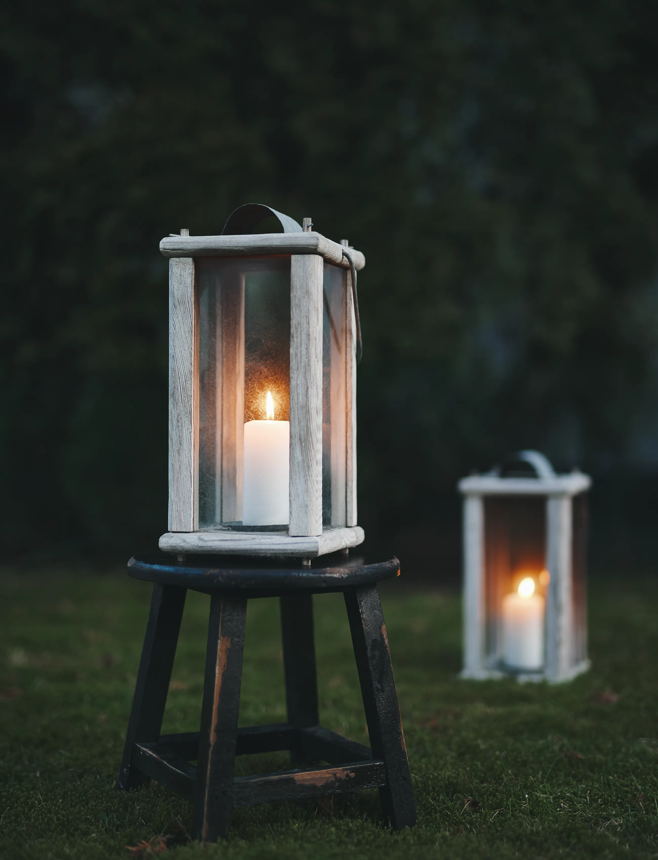 Havi Lantern Candles 12H, 12 H, Candles, Weiß - Pillar Homeware