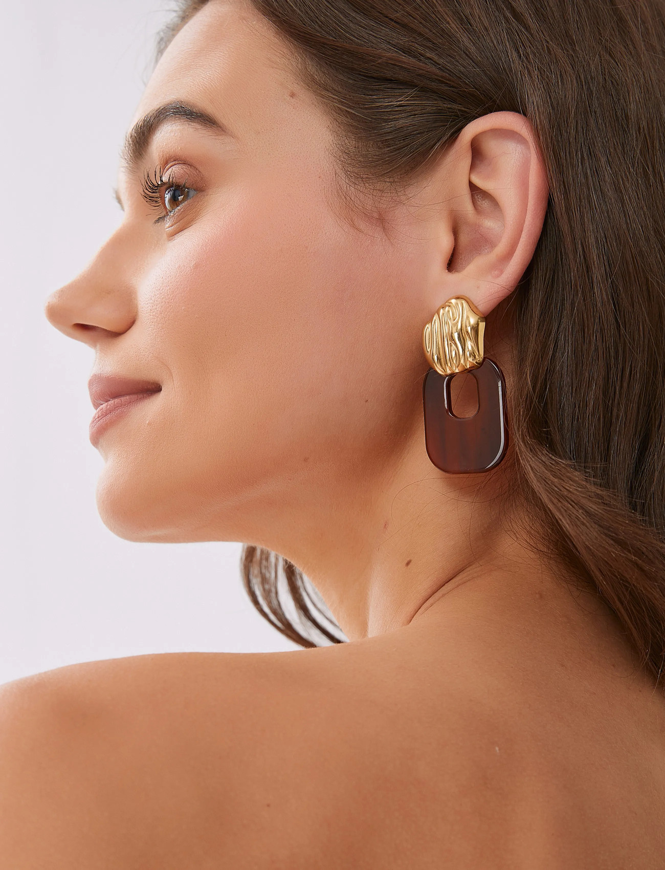 BY JOLIMA Coco Gold Earring dam – bild 4