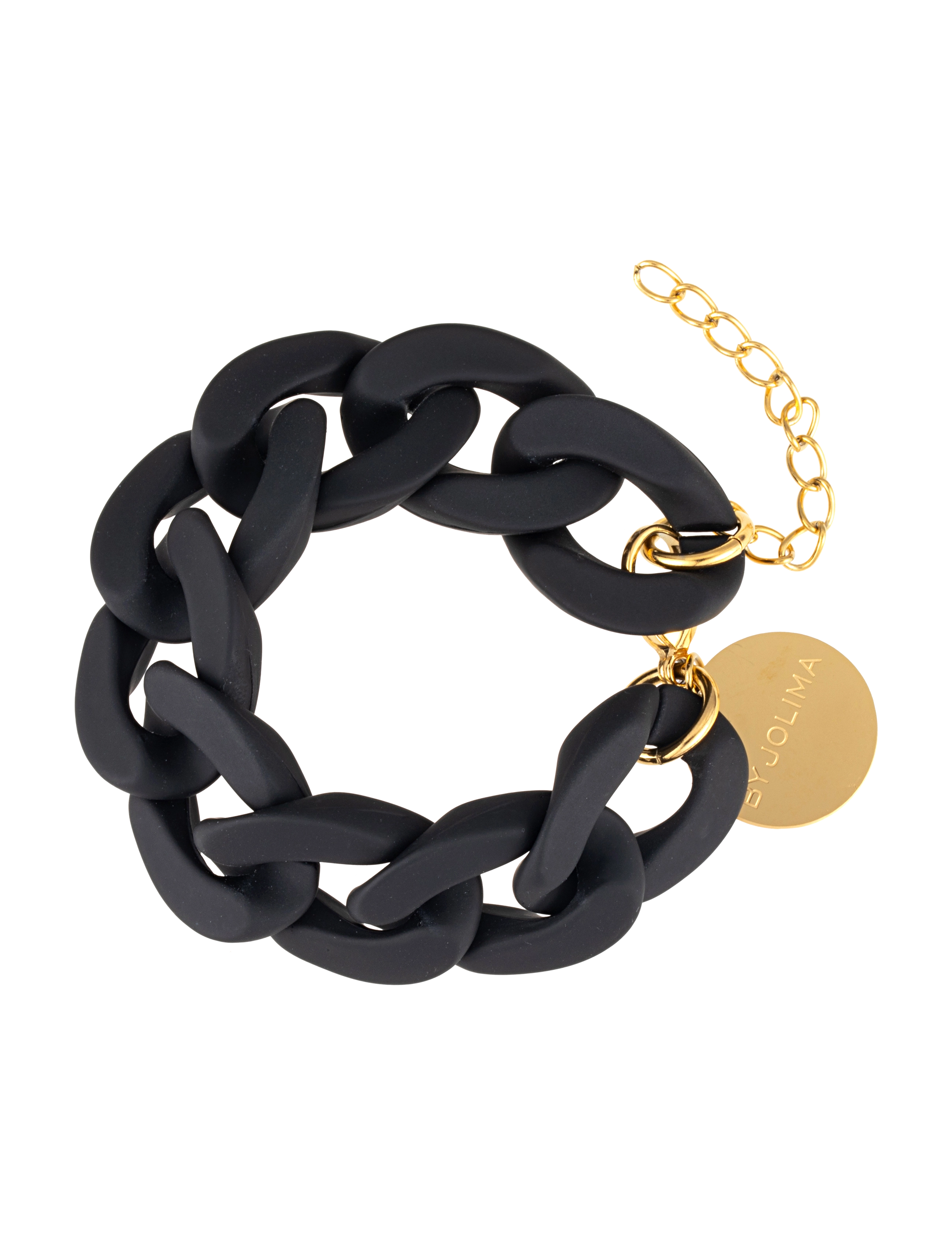 By Jolima Marbella bracelet, matte - By Jolima - BLACK / black