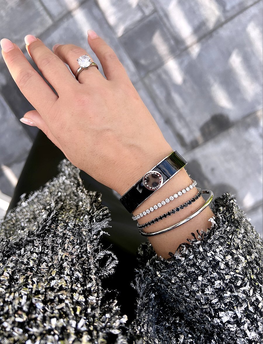 By Jolima - Tube bangle - bangles - silver - 0