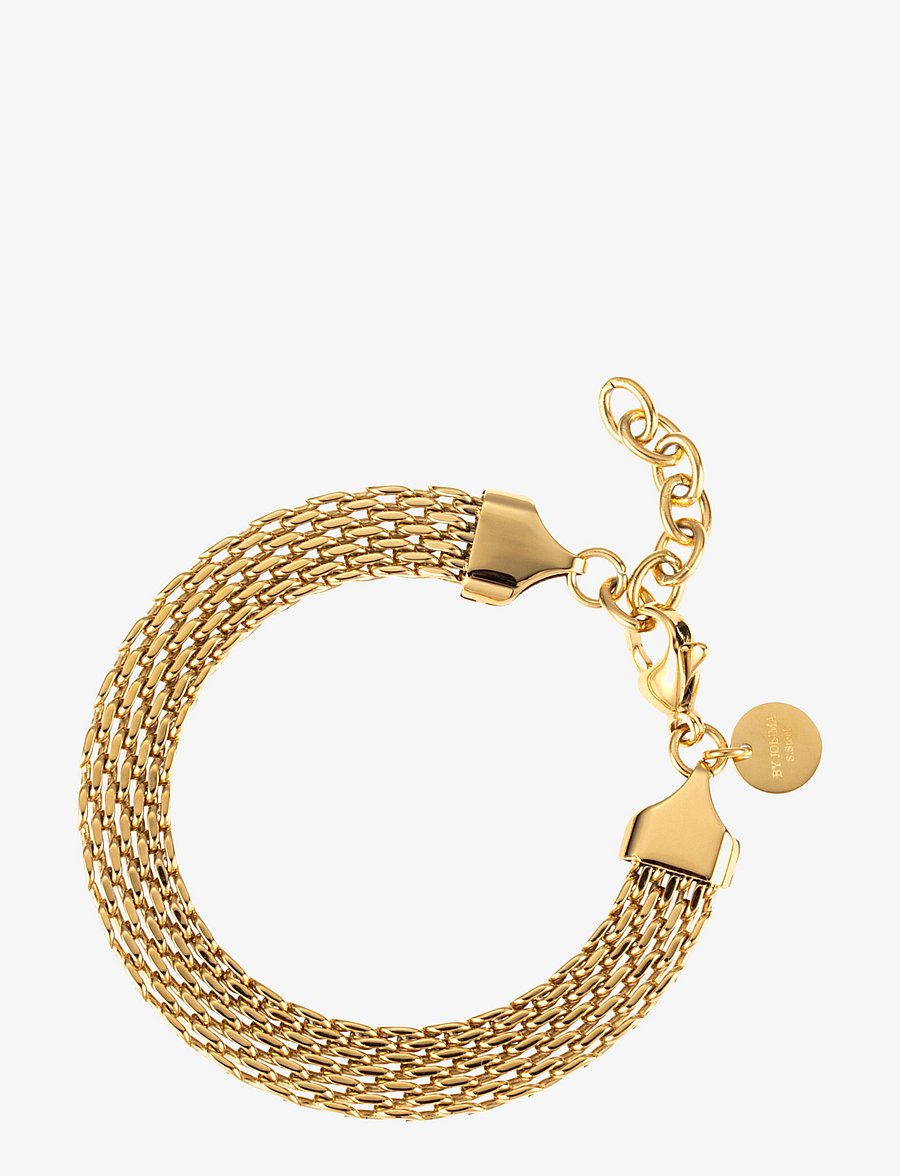 By Jolima - Florens classic bracelet - ketjurannekorut - gold - 1