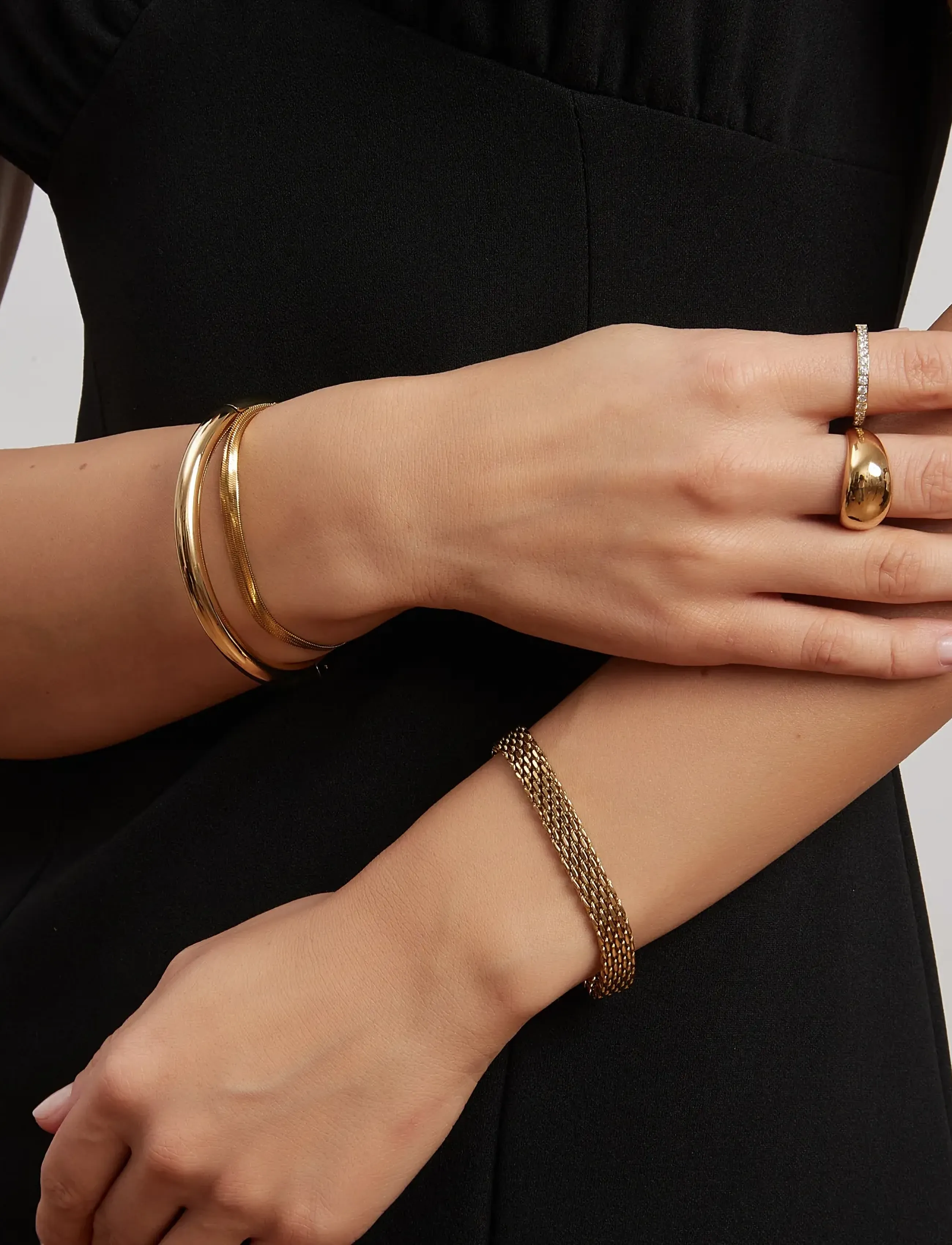 By Jolima Florens Classic Bracelet, One Size, Bracelets, Gold - Chain Frauen