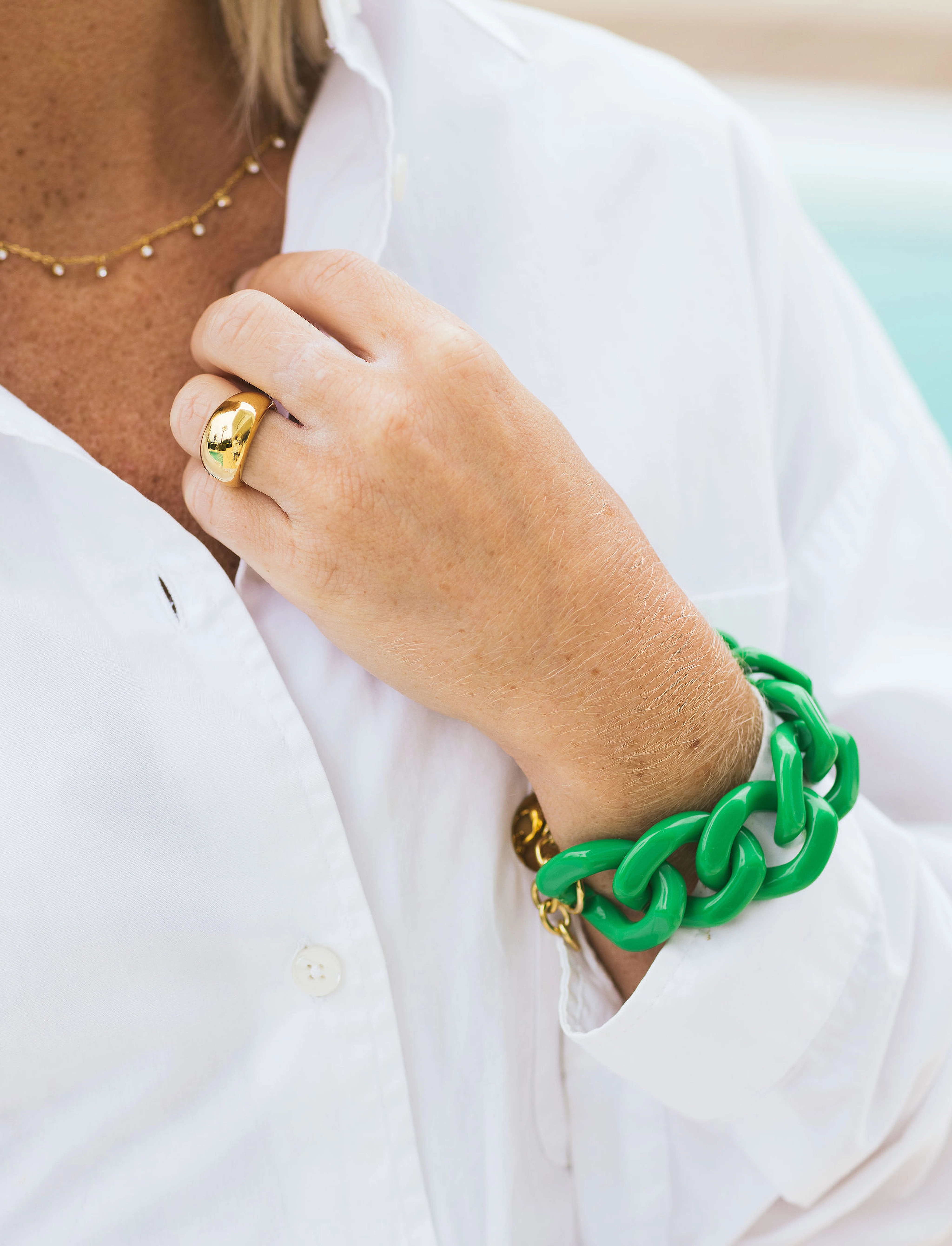 By Jolima - Madrid bracelet - green - 2
