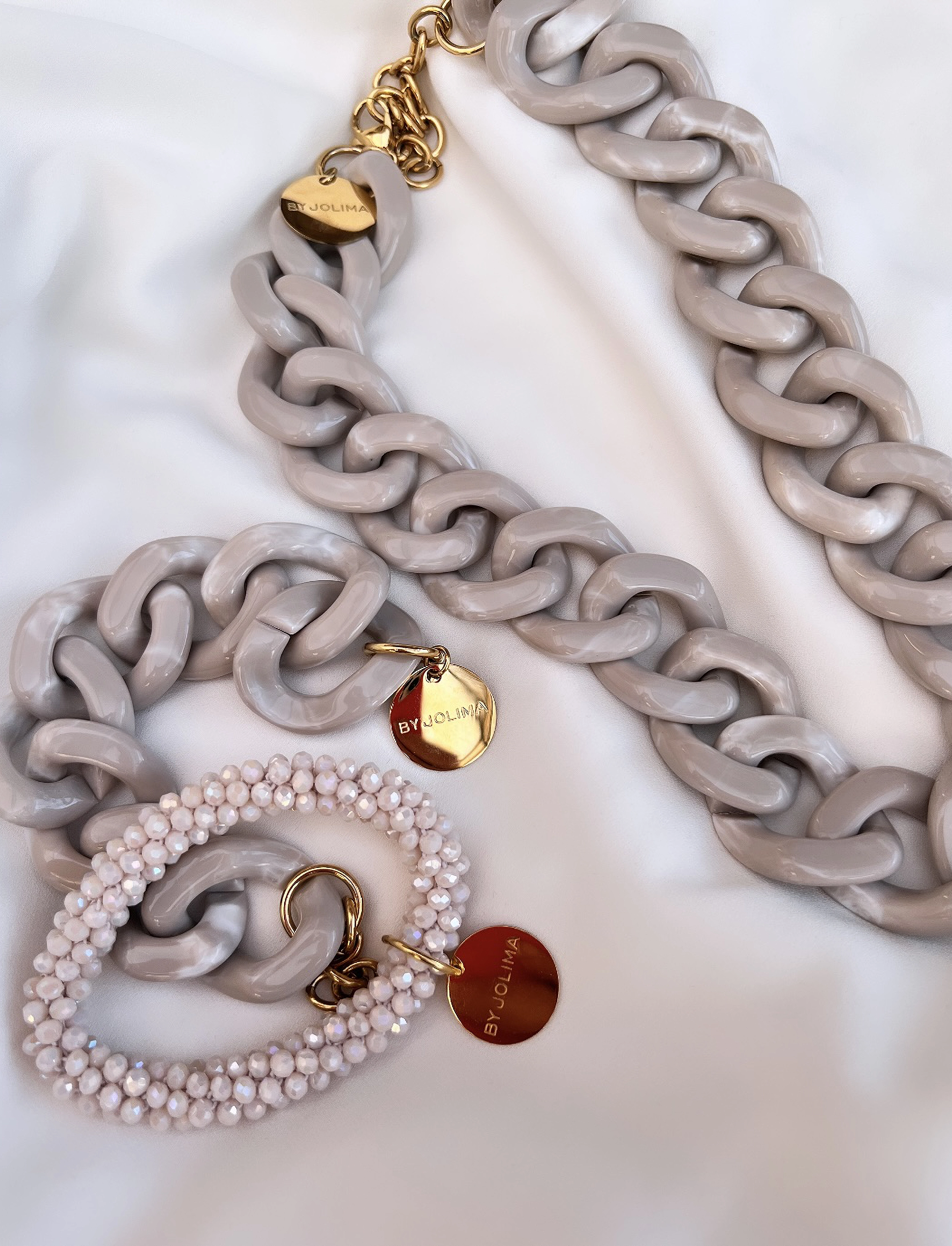 By Jolima - Madrid bracelet - nude - 2