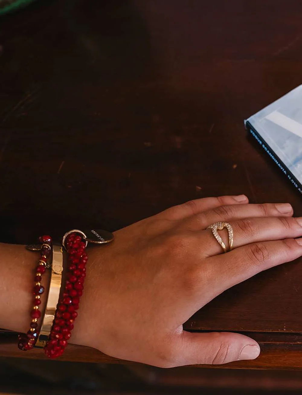 By Jolima - Candy bracelet - konfirmation - red - 0