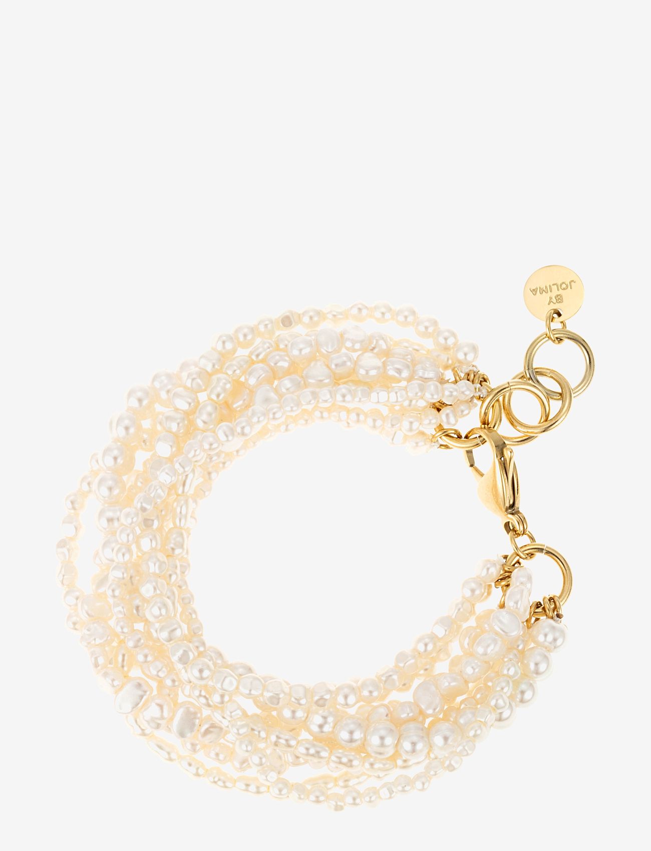 By Jolima - Biot pearl bracelet - perlenarmbänder - gold - 1
