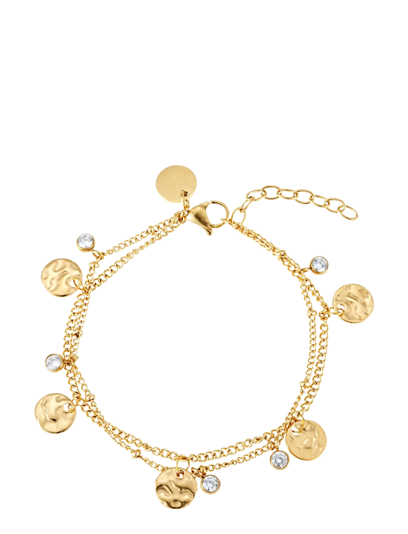 By Jolima Amalfi double layer bracelet - Jewellery - GOLD / gold