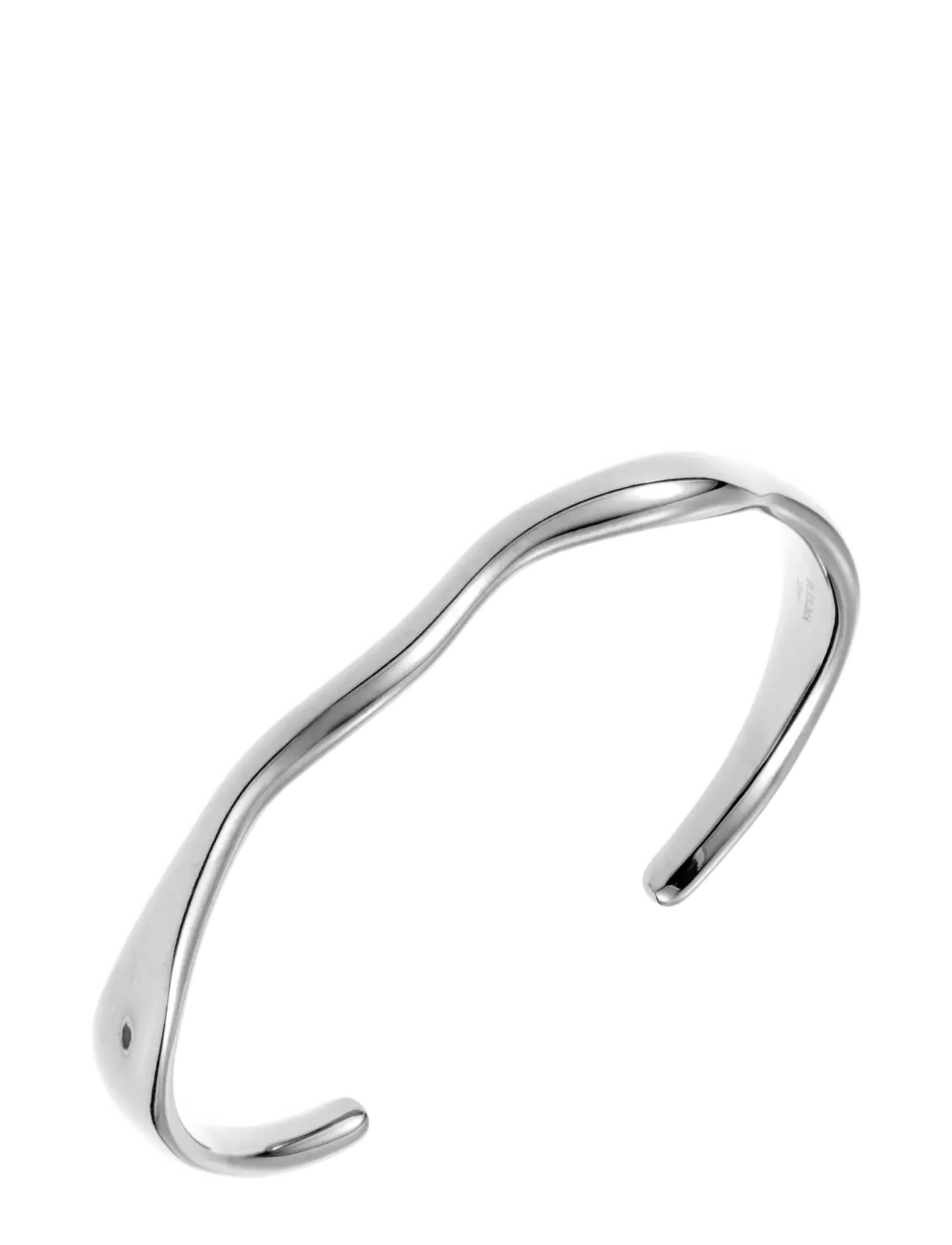 Wave flexi bangle - SILVER