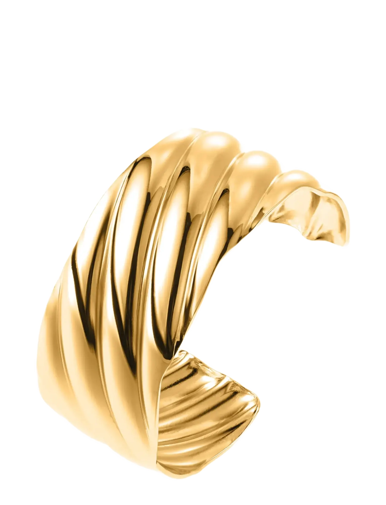 BY JOLIMA Twist Bangle Gold - One Size - Damen
