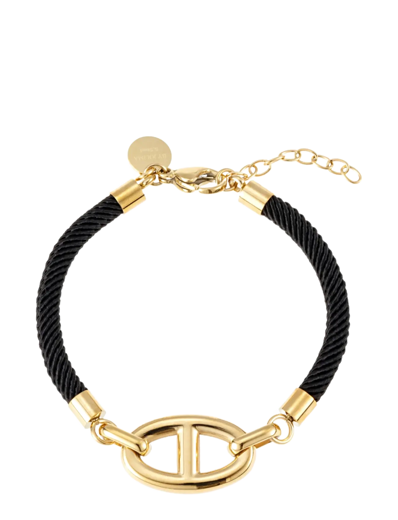 By Jolima Celine cord bracelet - Konfirmation - BLACK / black