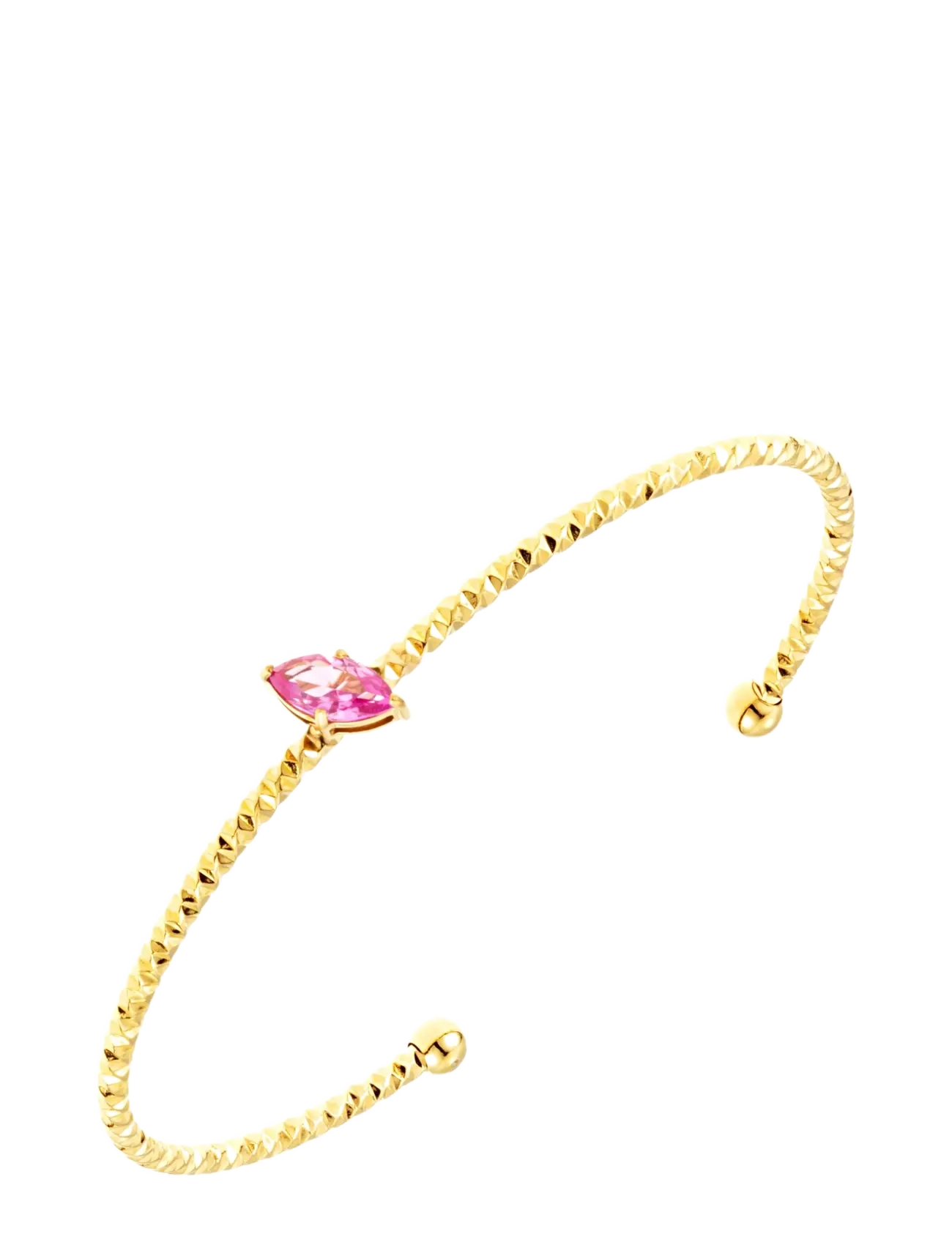 By Jolima Como mini bangle - New arrivals - PINK / gold