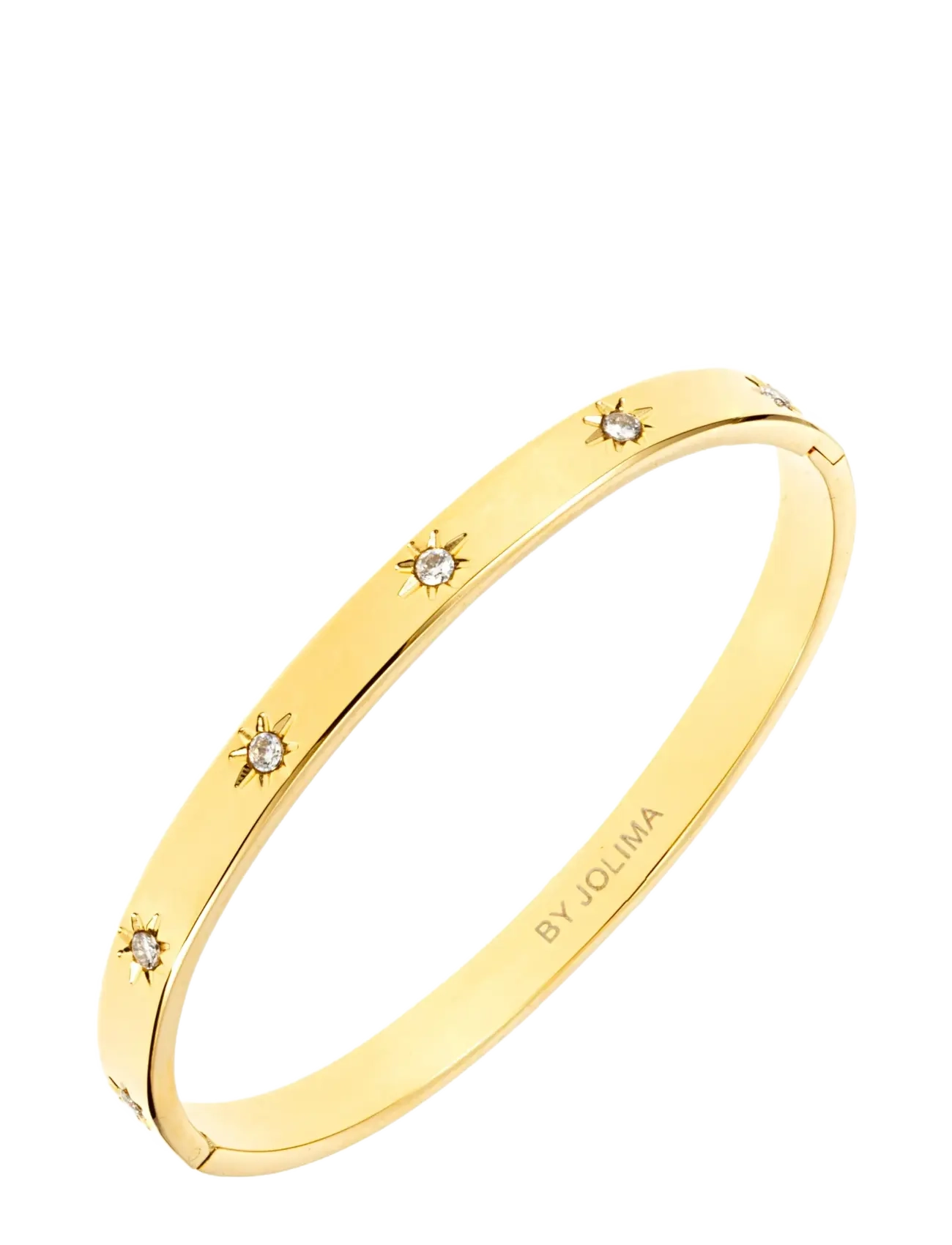 By Jolima Crystal star bangle - Moetrendid - GOLD / gold