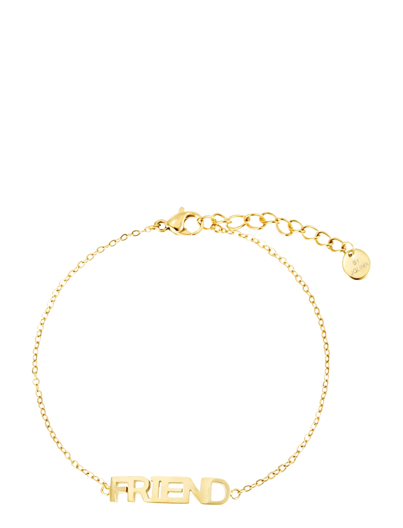 BY JOLIMA Friends Armband Gold - One Size 15 Cm - Damen