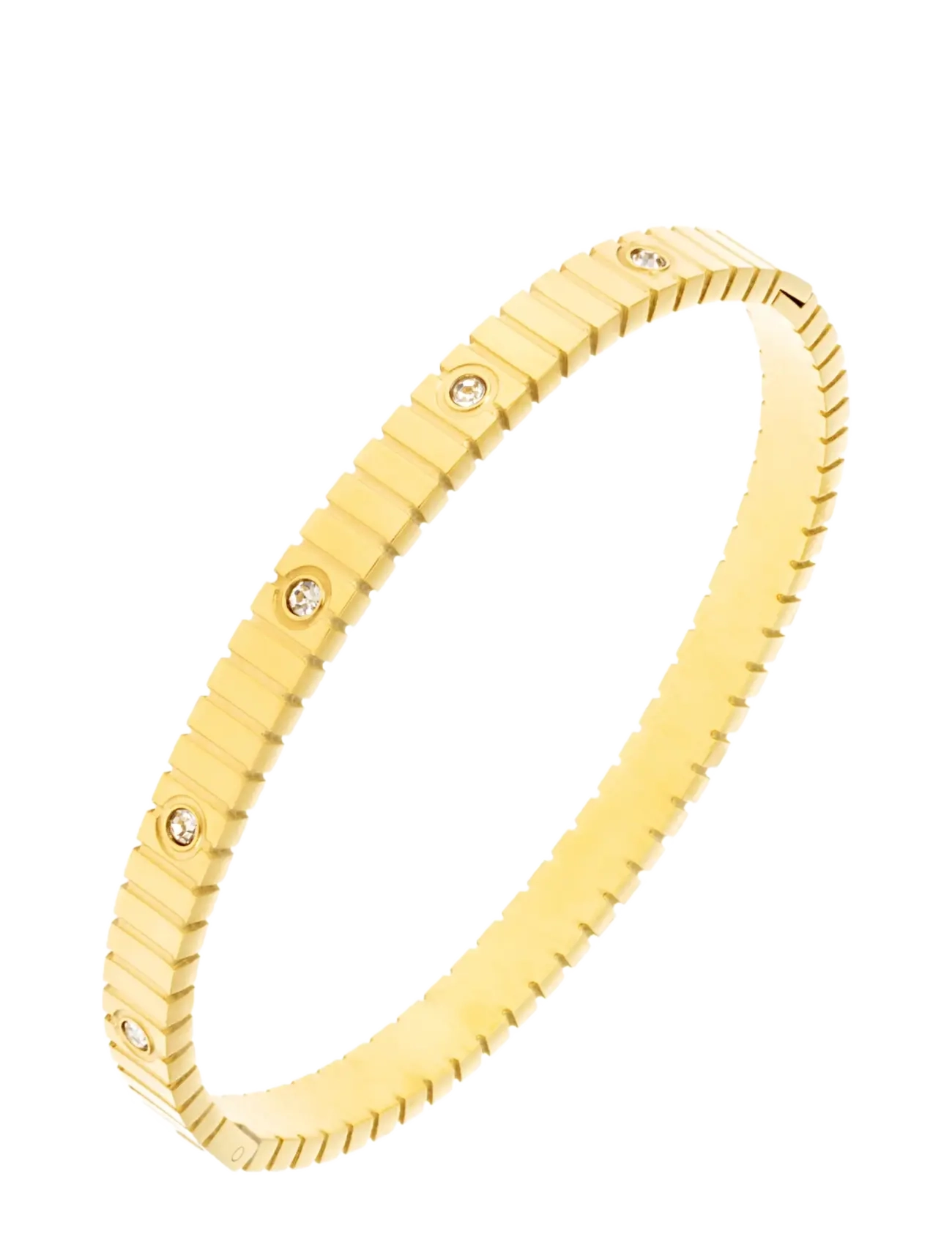 BY JOLIMA Carrie Bangle Gold - One Size 6 Cm - Damen
