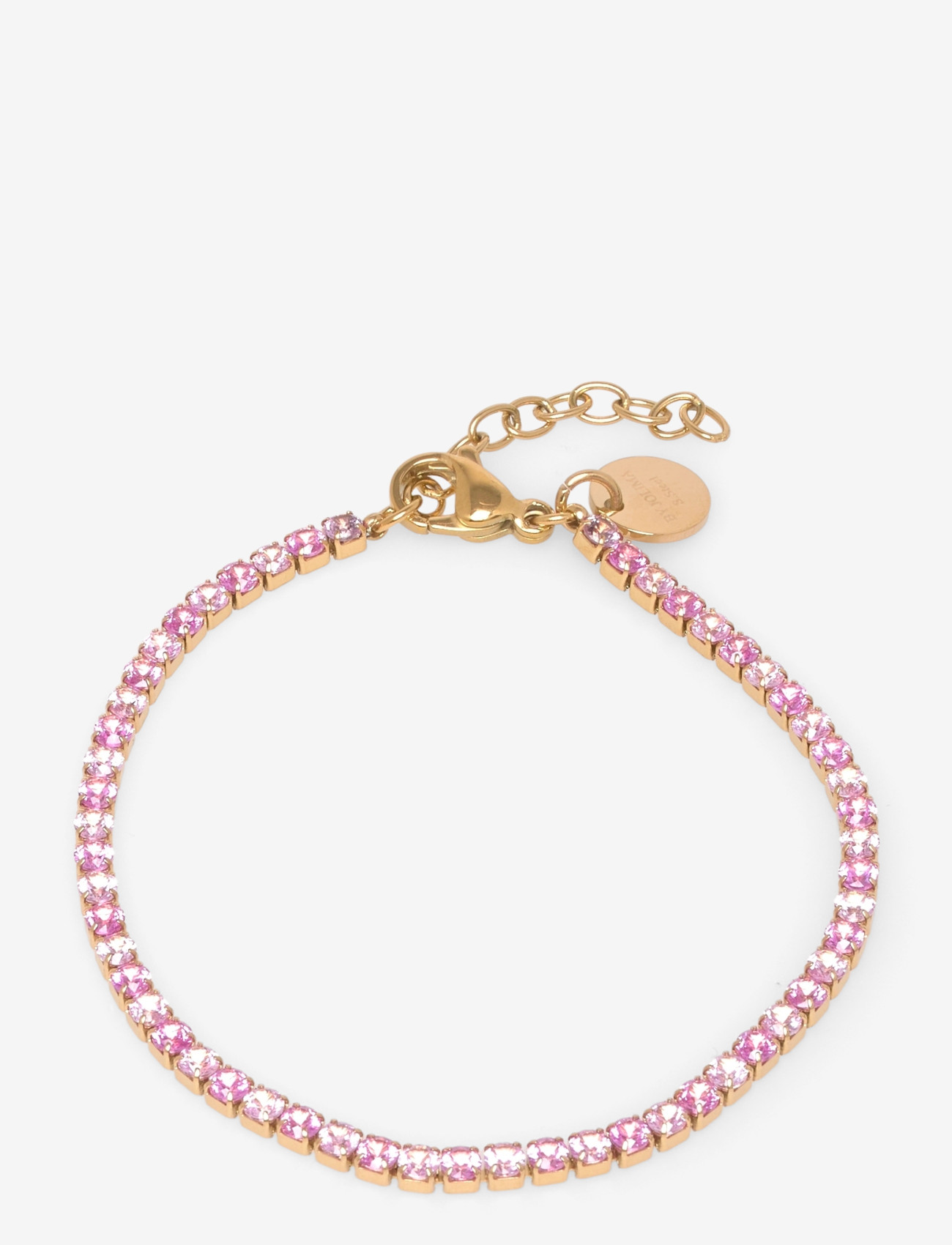 By Jolima - Celine tennisbracelet - chain bracelets - pink - 0