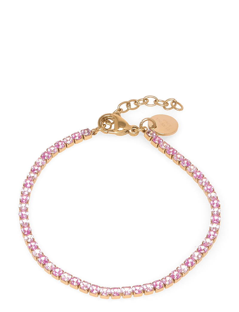By Jolima - Celine tennisbracelet - chain bracelets - pink - 0