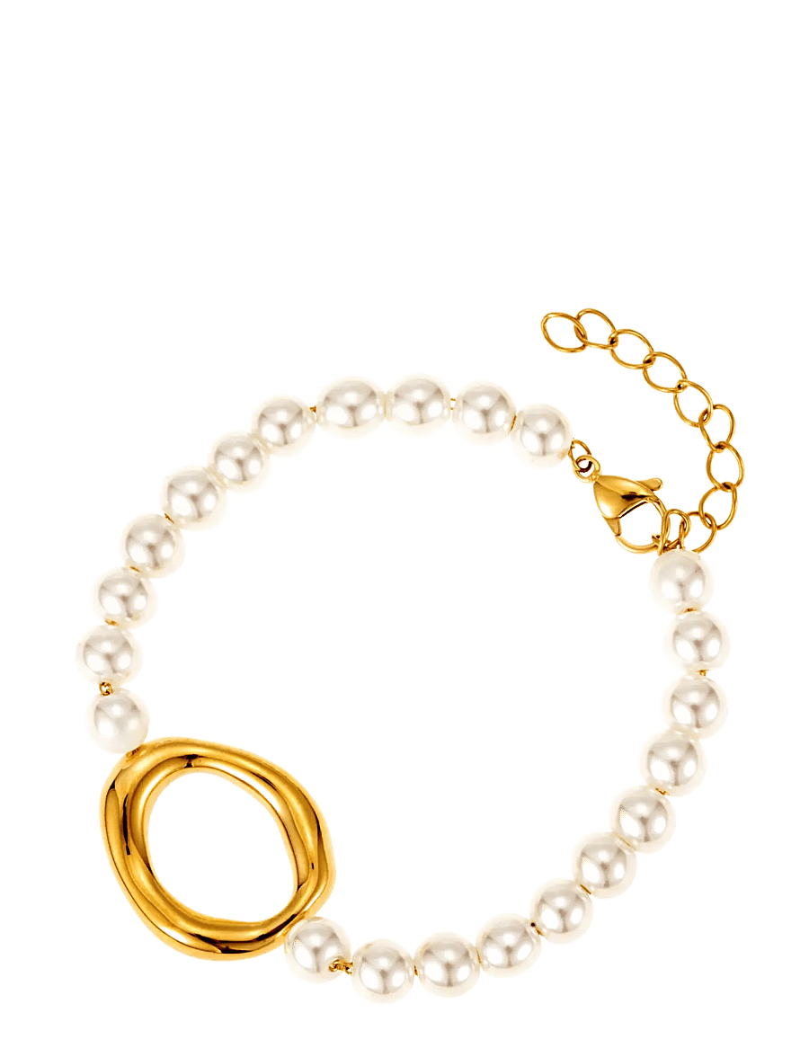 By Jolima - Halo bead bracelet - konfirmation - silver - 0