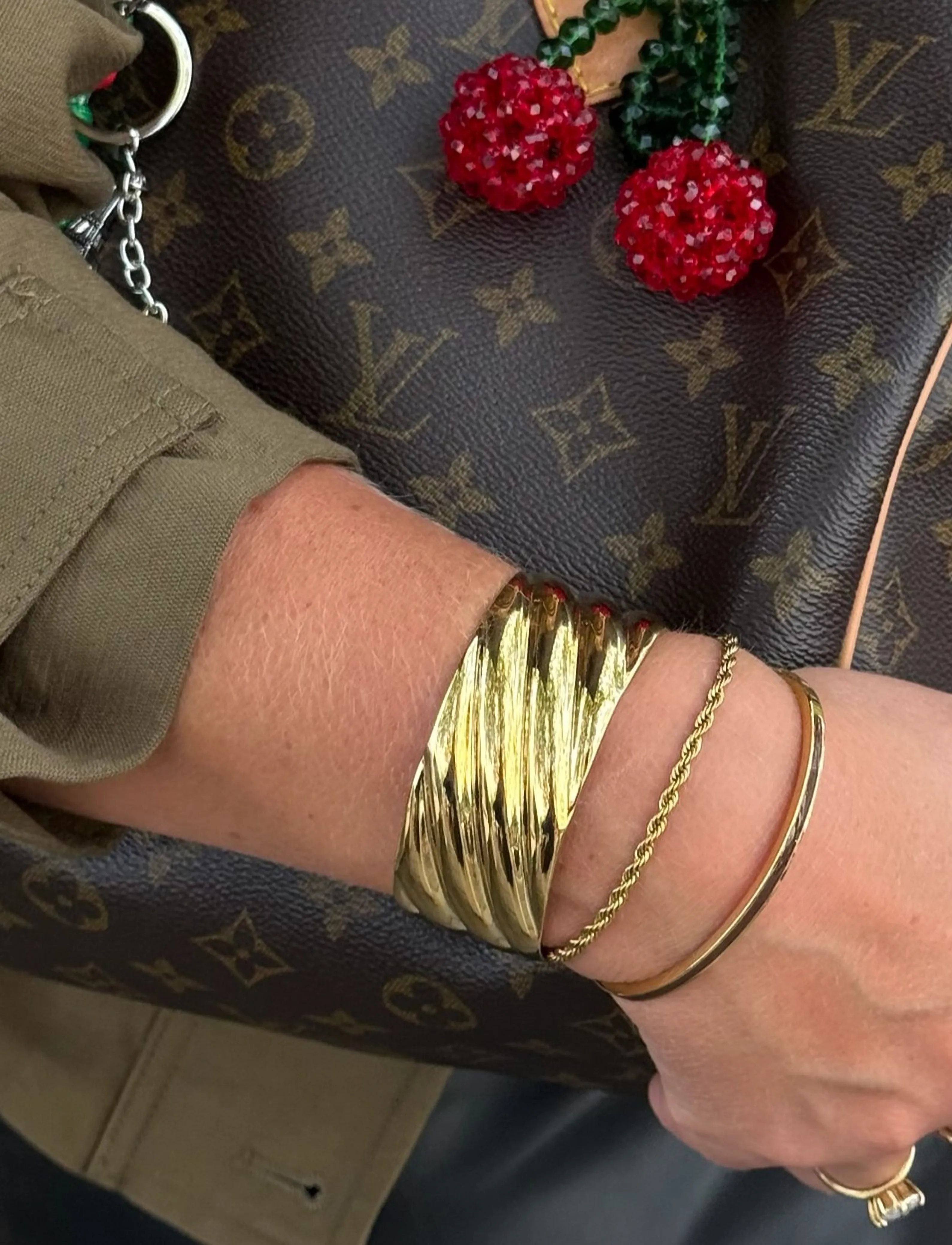 By Jolima - Rope bracelet - kedjearmband - gold - 2