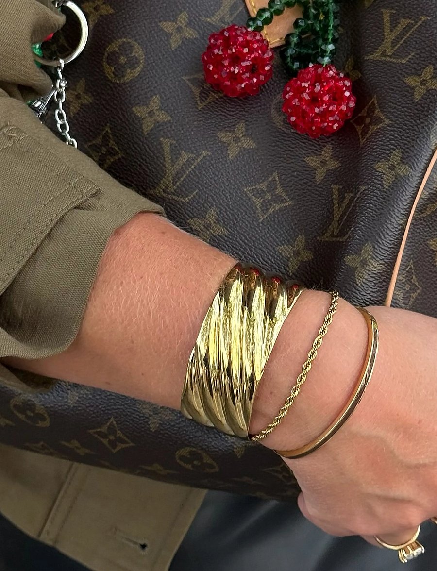 By Jolima - Rope bracelet - kedjearmband - gold - 2
