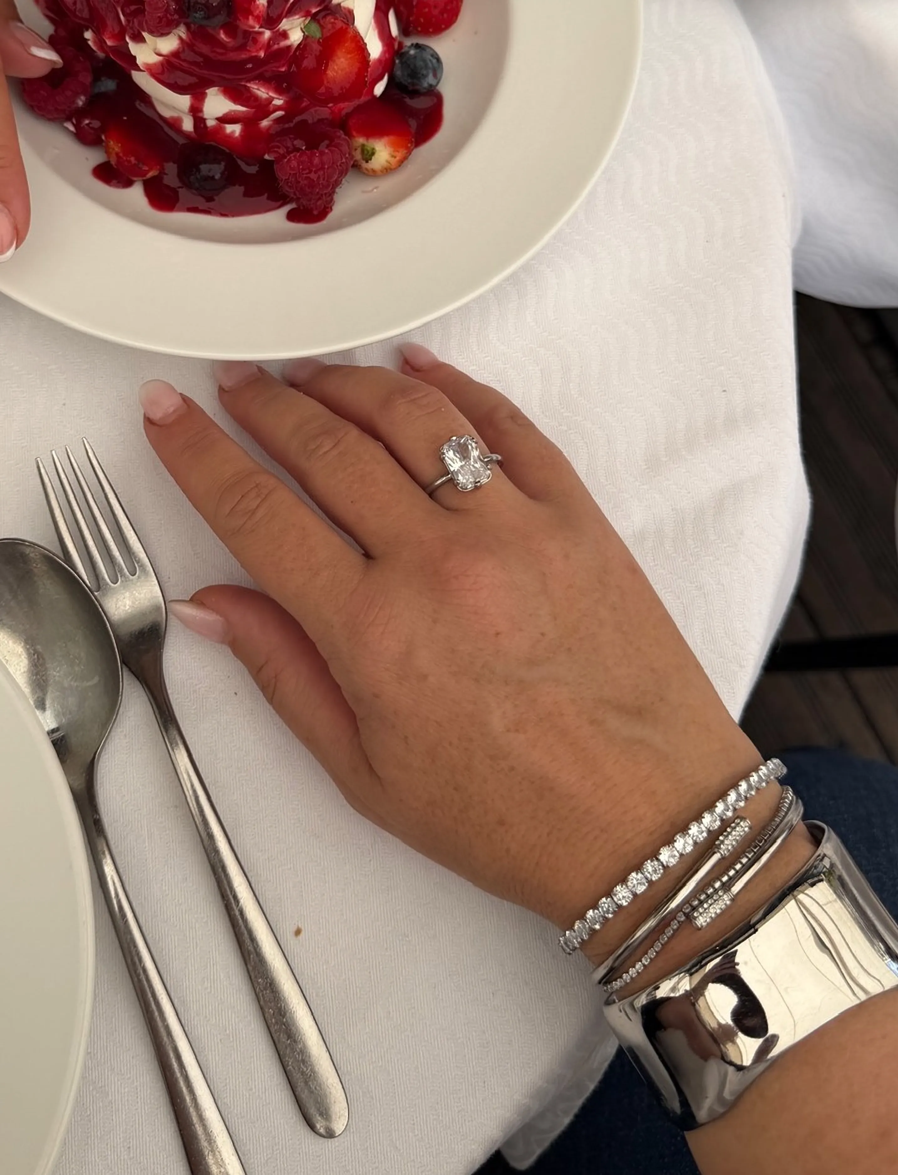 By Jolima - Twist bangle crystal - bangles-armband - silver - 2