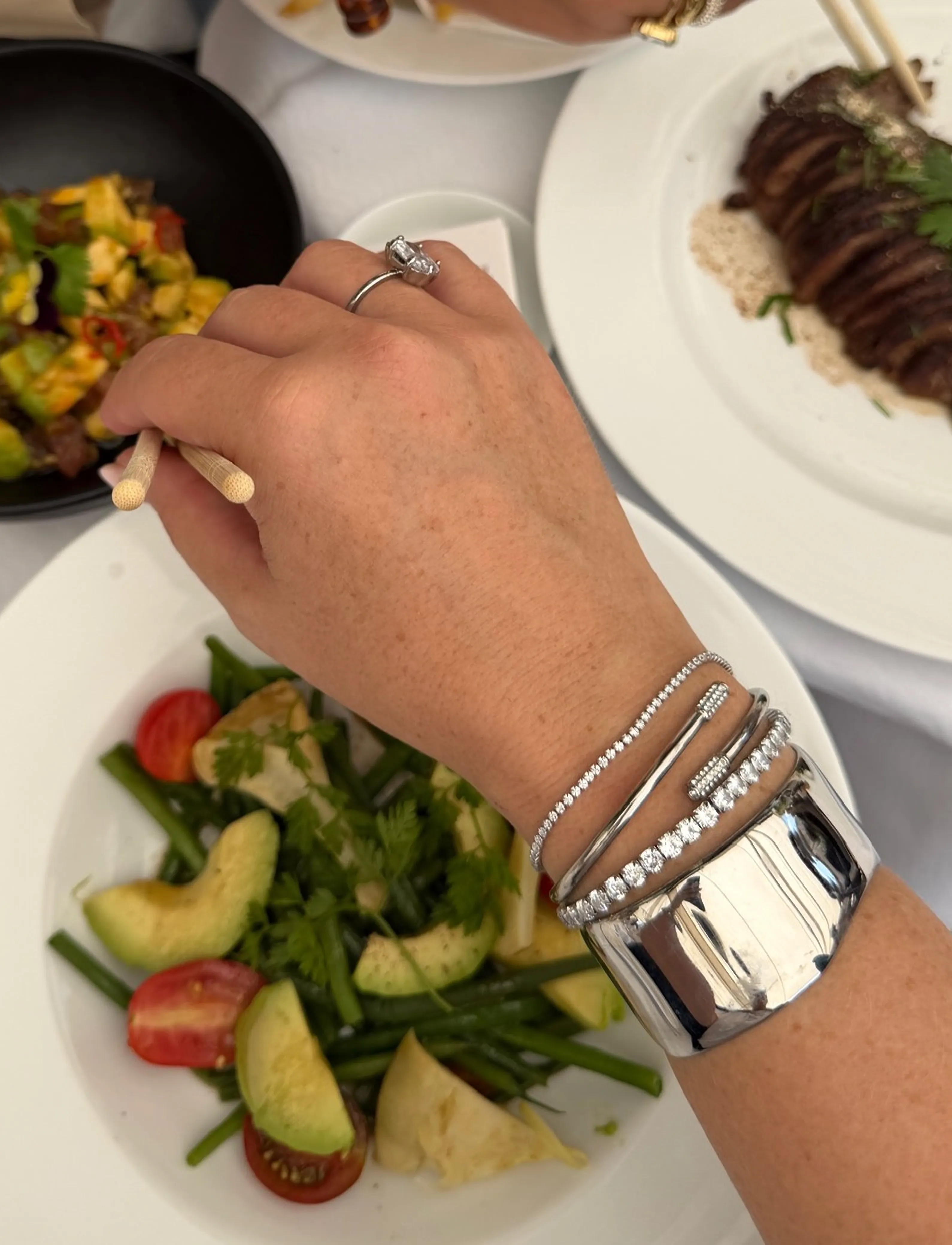 By Jolima - Twist bangle crystal - bangles-armband - silver - 5