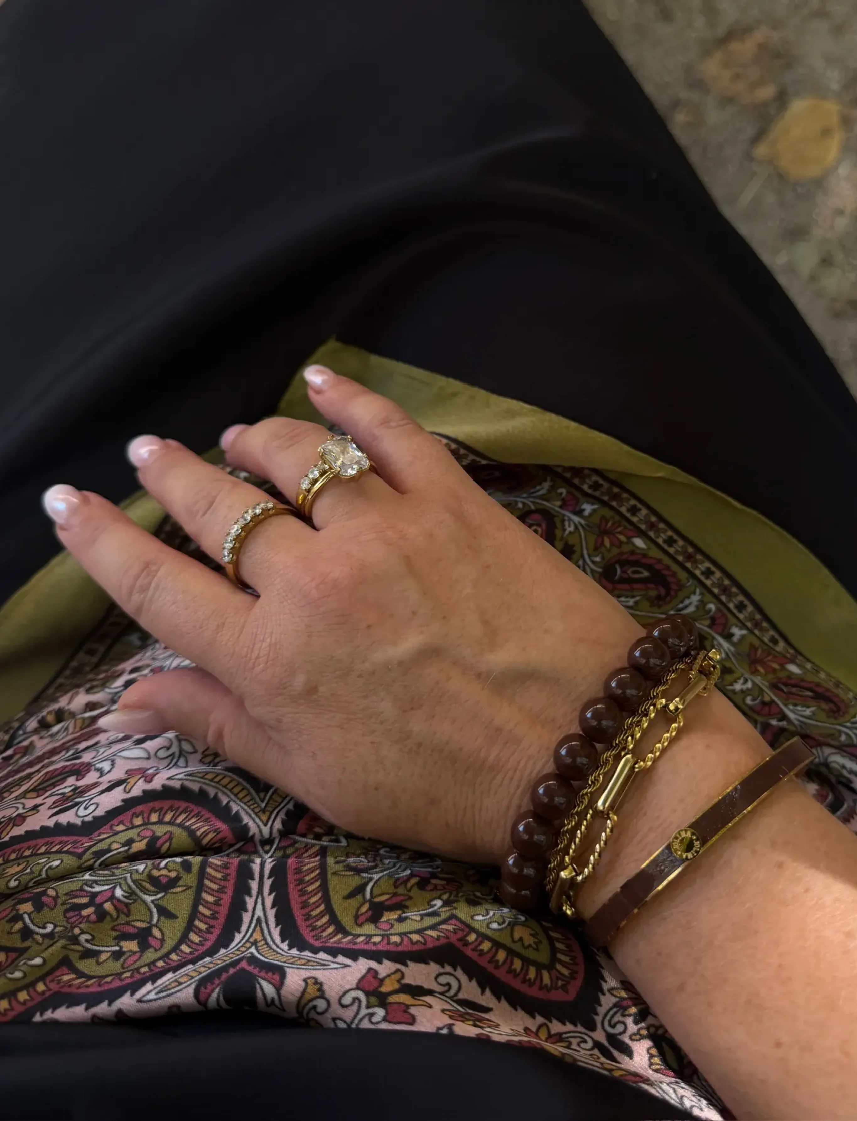 By Jolima - Cecile pearl bracelet - pearl bracelets - brown - 3