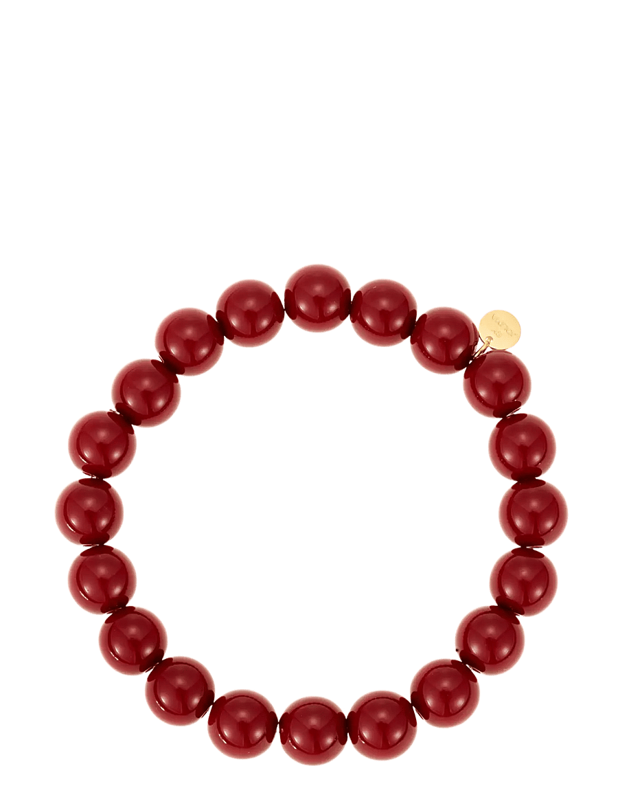 By Jolima - Cecile pearl bracelet - perlenarmbänder - burgundy - 1